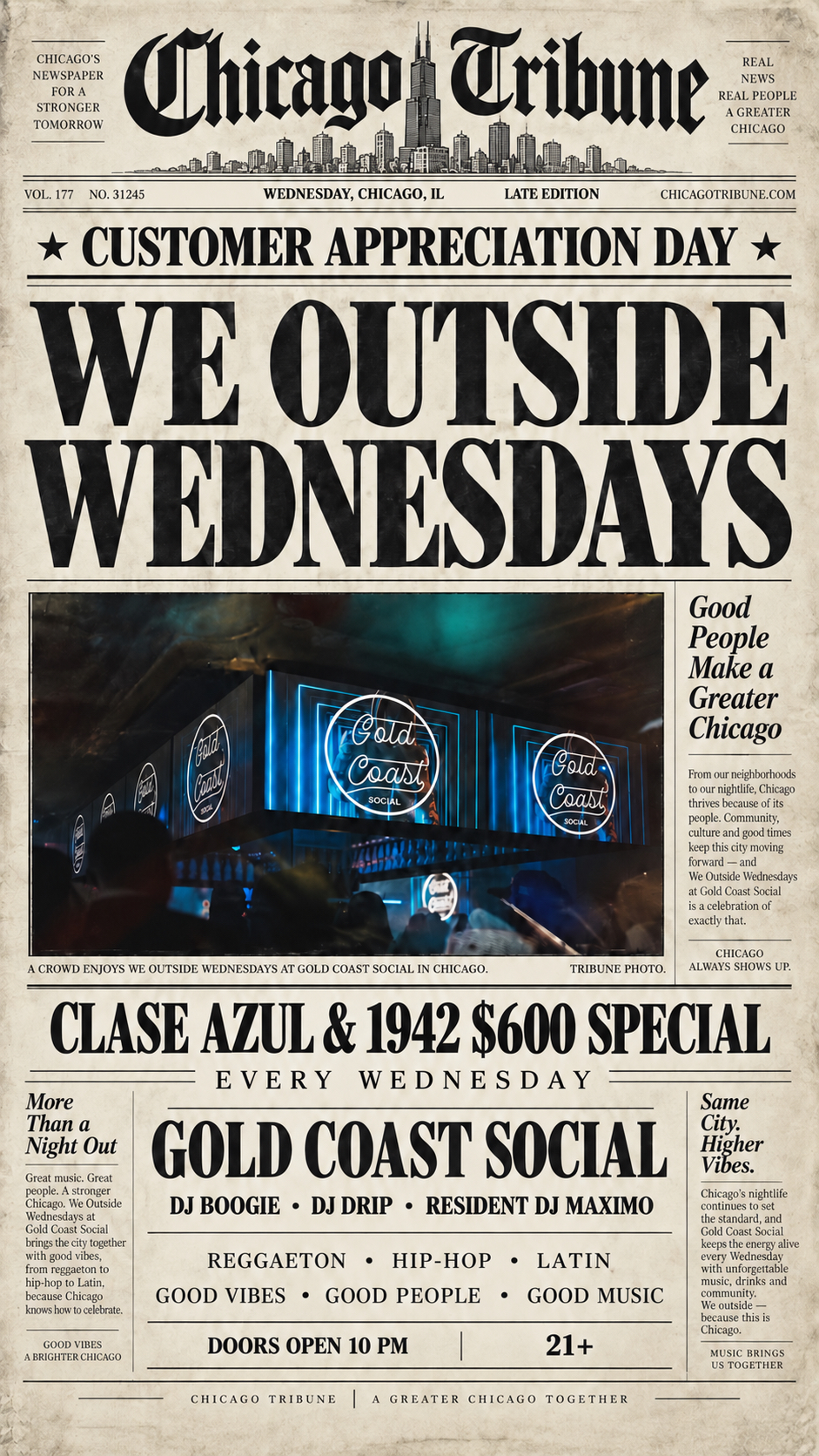 We Outside Wednesday