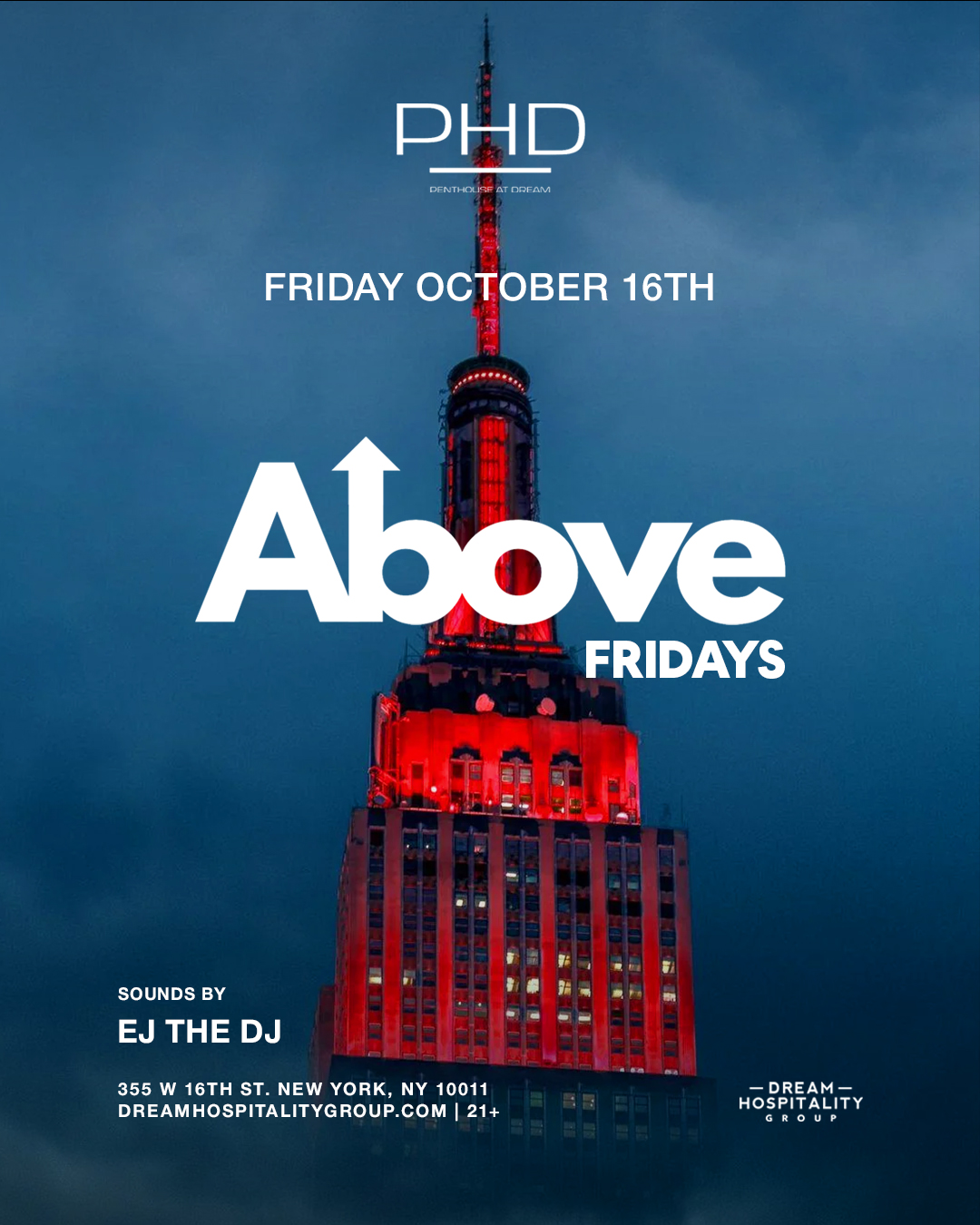 Above Fridays @ PHD Rooftop