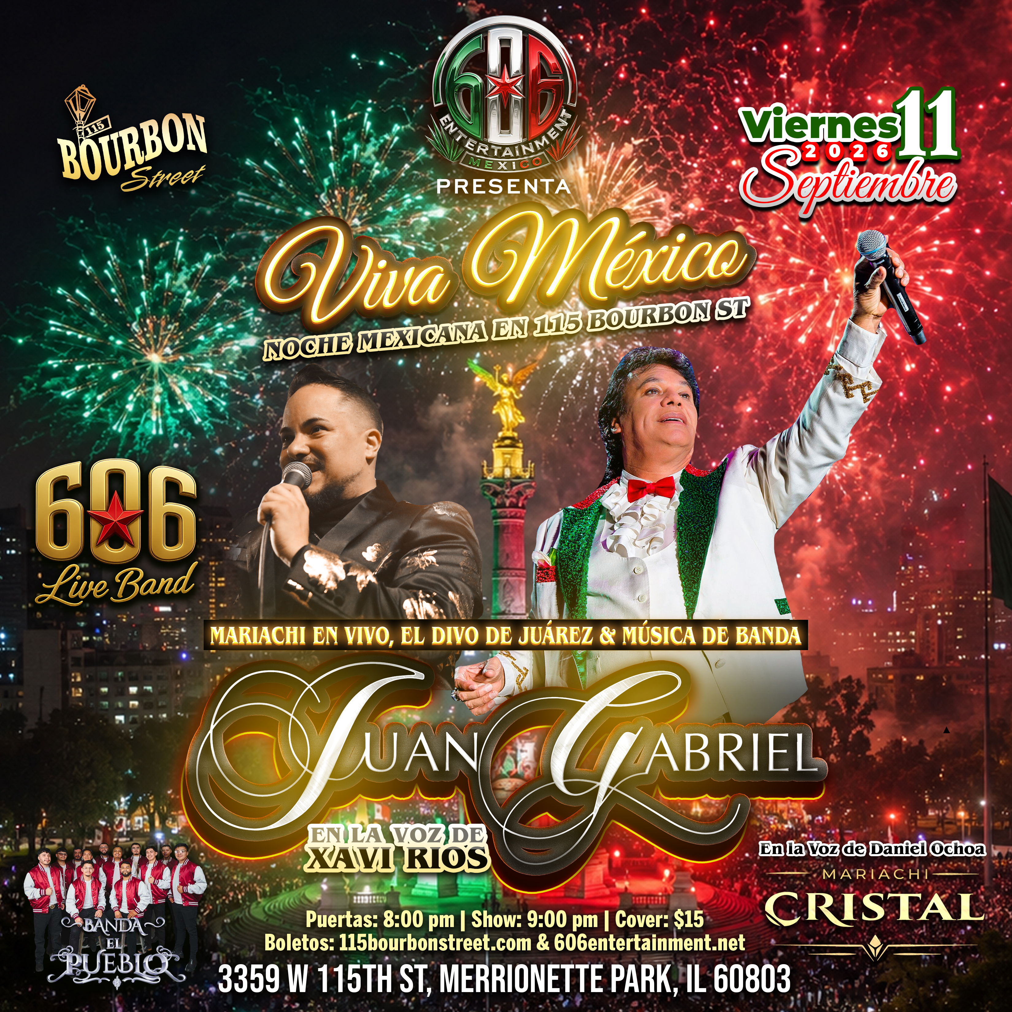 Noche Mexicana at Bourbon St: Mariachi + Homenaje a Juan Gabriel