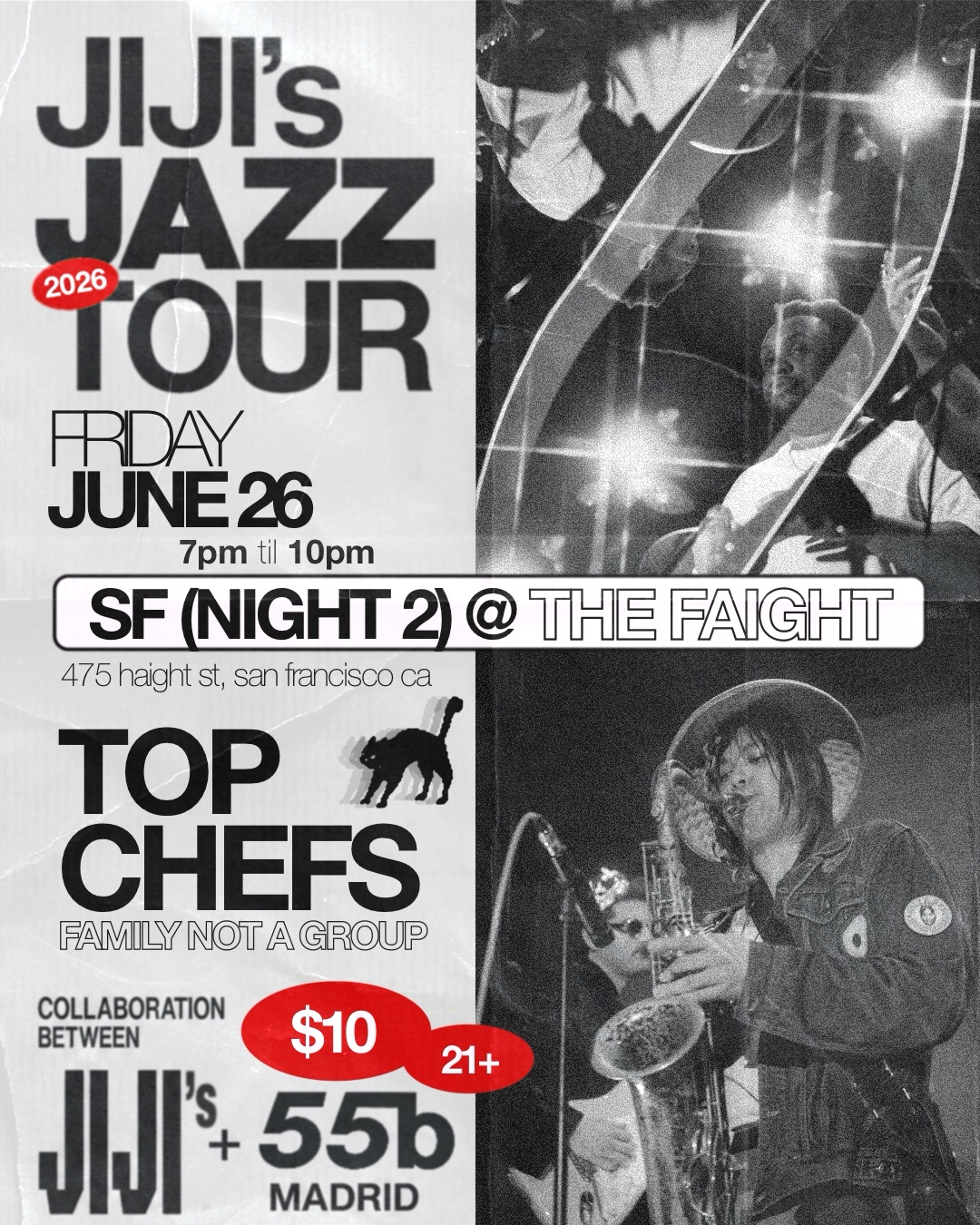 55b + JIJI's Jazz Tour: SAN FRANCISCO NIGHT 2