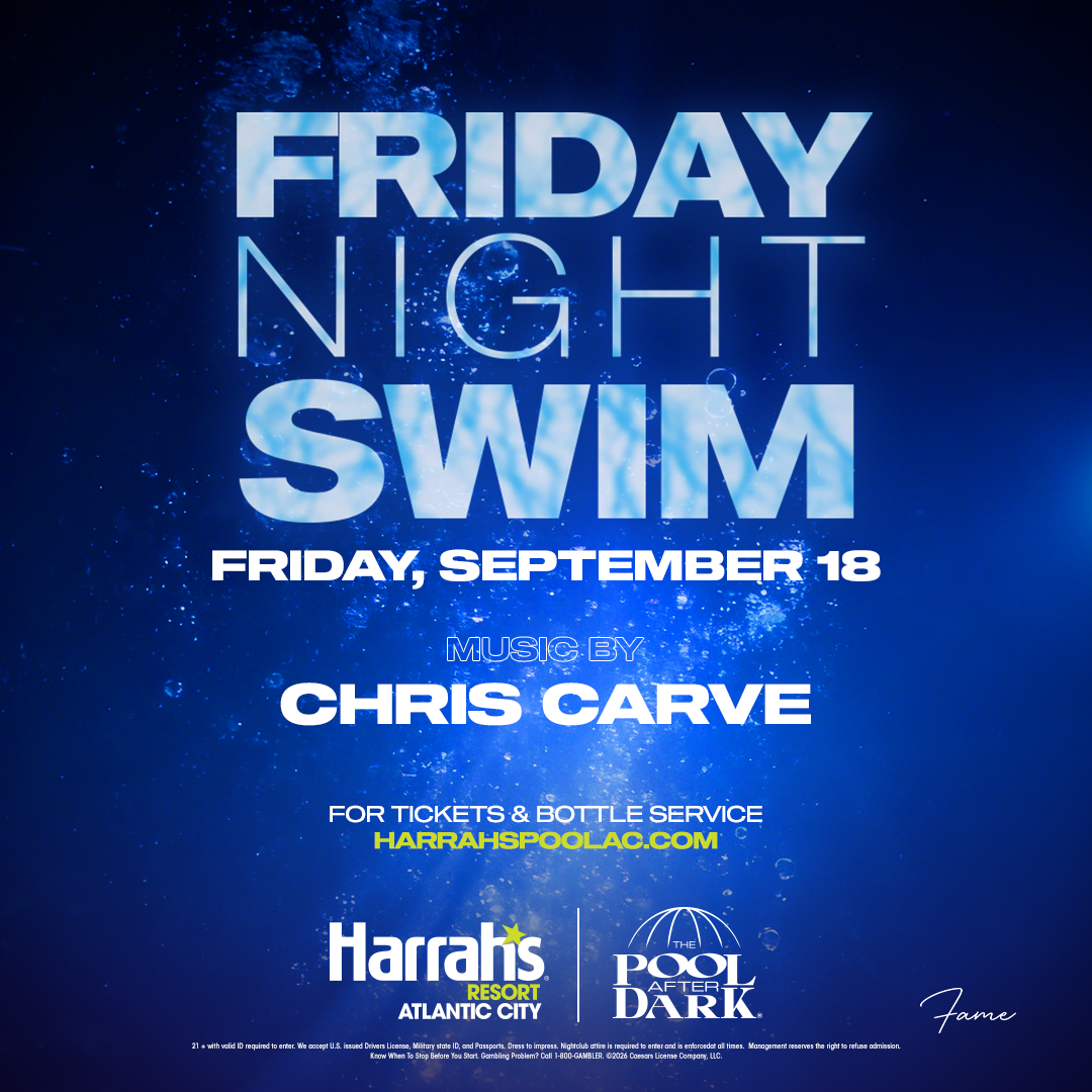 Friday Night Swim at The Pool After Dark Atlantic City | Pool Party
