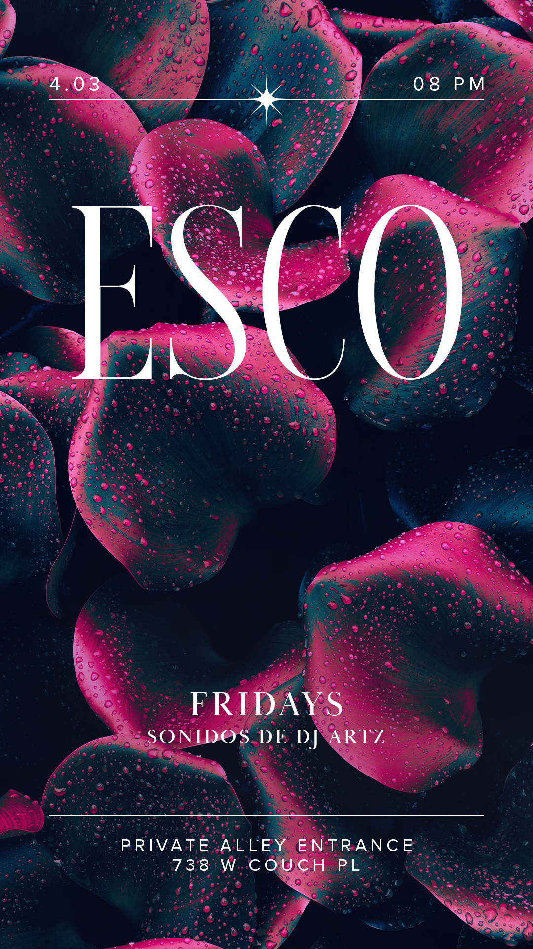 ESCO FRIDAYS with DJ ARTZ