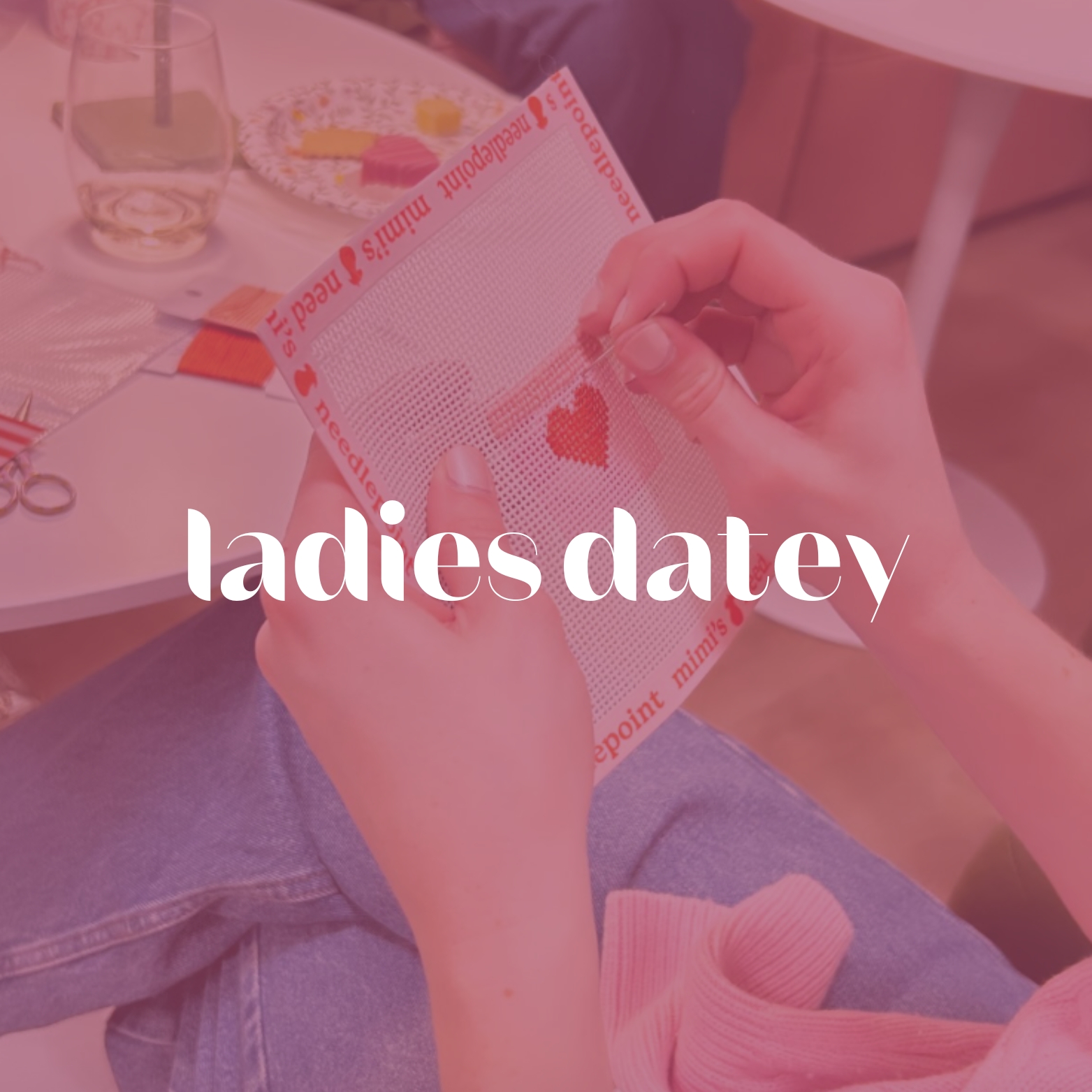 Ladies Datey at Mimi's Needlepoint