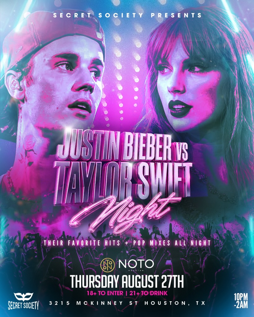 Justin Bieber vs Taylor Swift Night: Their Favorite Hits + Pop Mixes