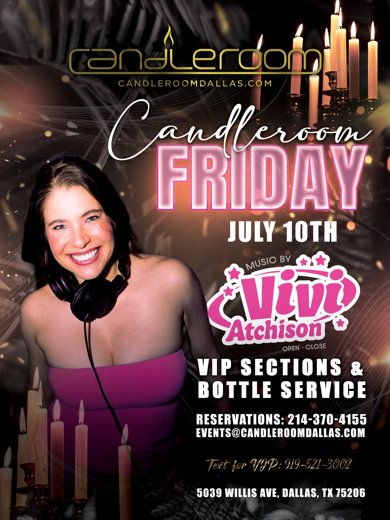 Candleroom Fridays with Vivi Atchison