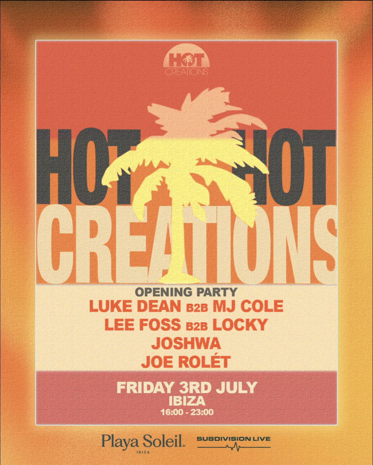 HOT CREATIONS: OPENING PARTY