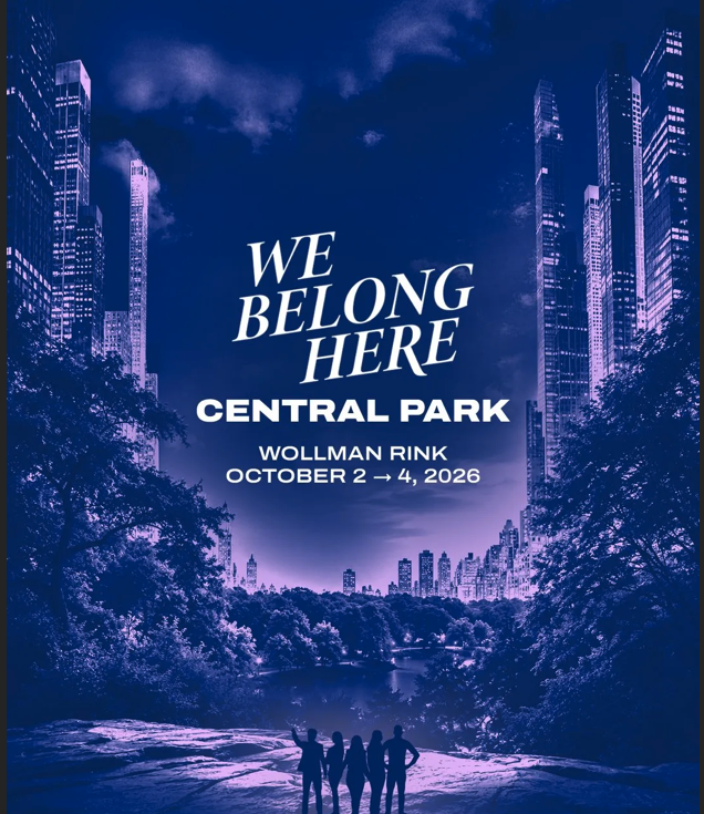 We belong here, Central Park.