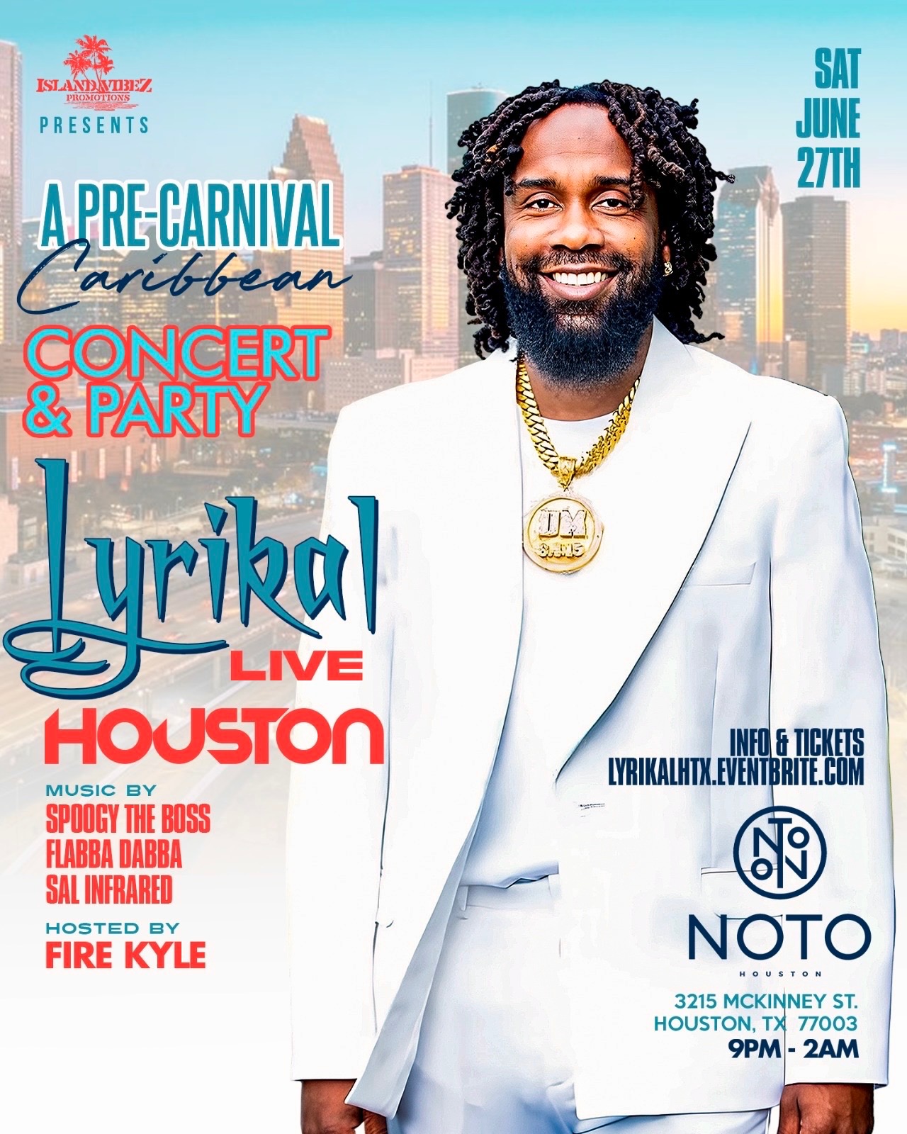 Lyrikal: Pre Carnival Caribbean Concert & Party