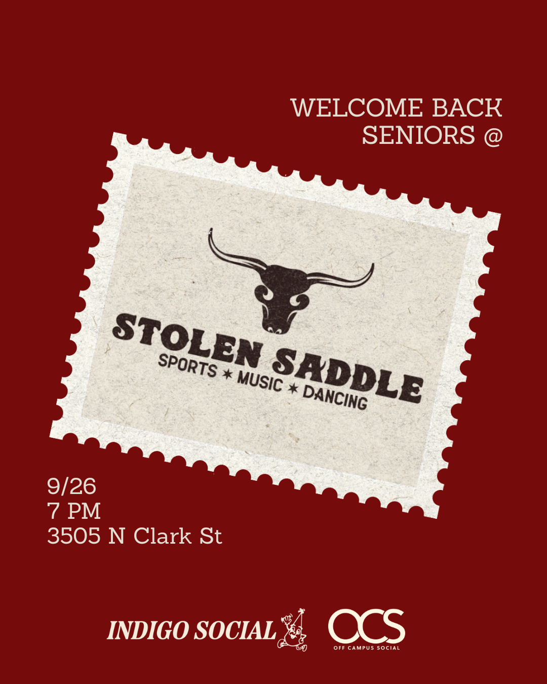 Welcome Back SENIORS