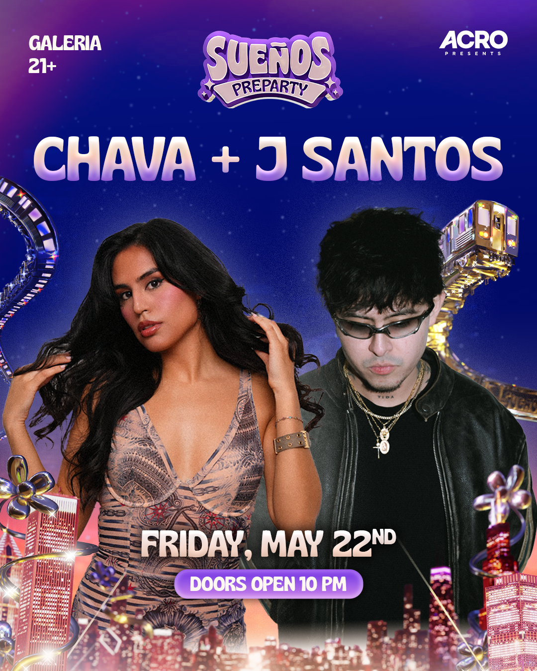 Sueños Official Pre Party | CHAVA + J SANTOS