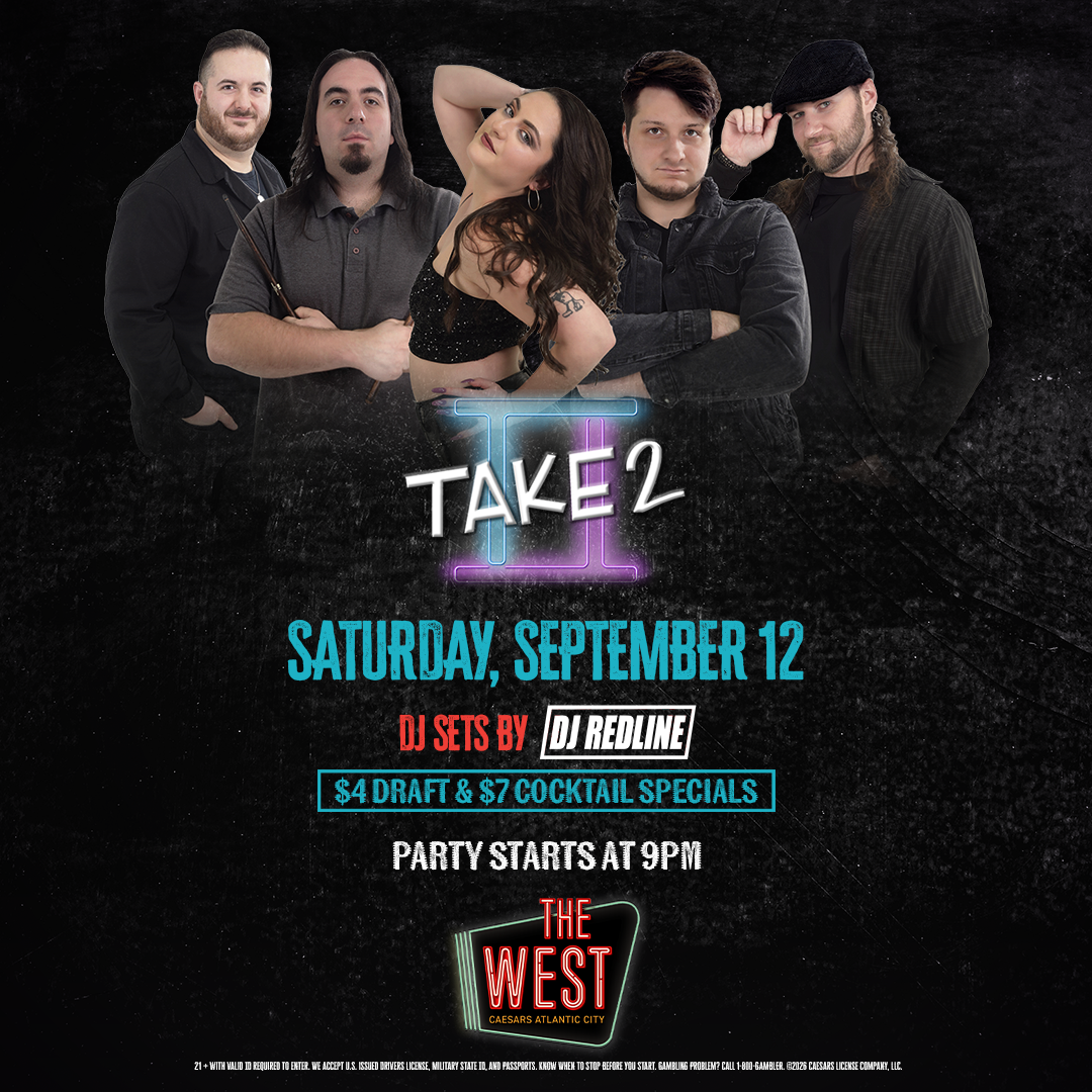Take 2: Live Music at The West | Caesars Atlantic City Nightlife