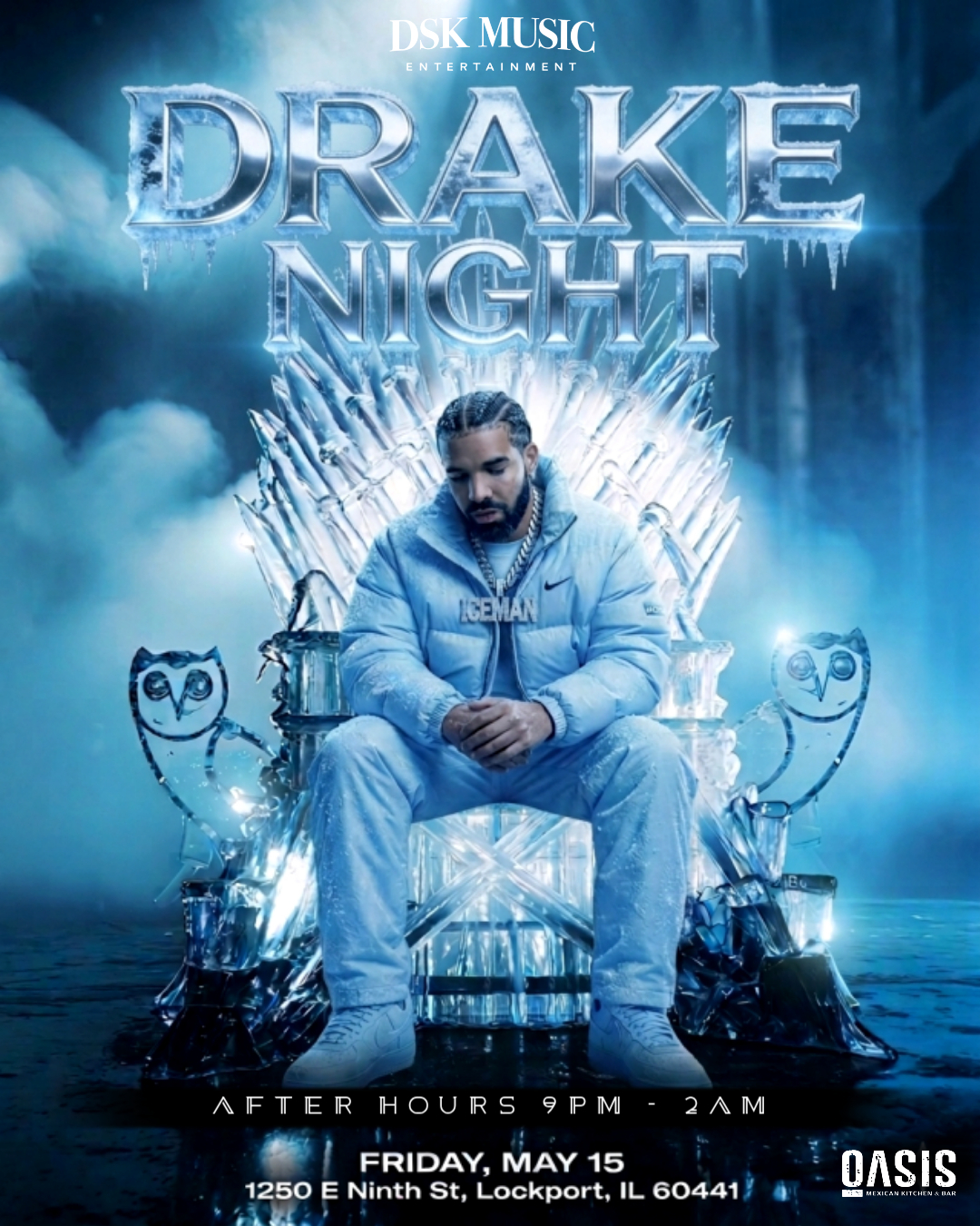 DRAKE ICEMAN (PARTY) 18+