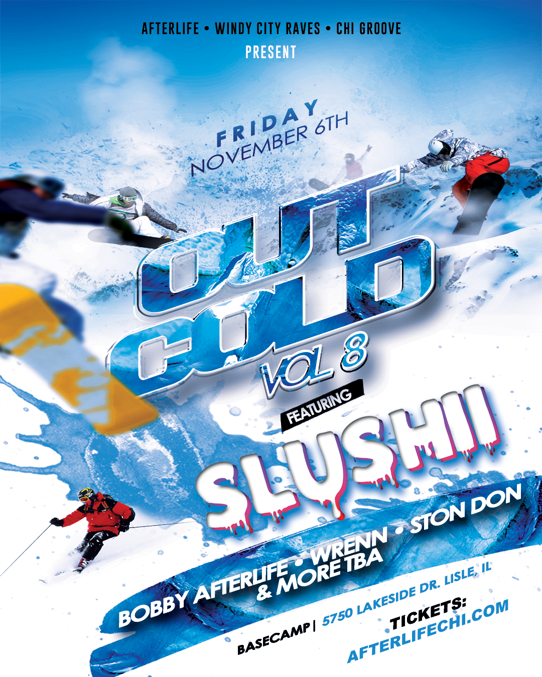 Out Cold Vol at with Slushii and Kromi Live!