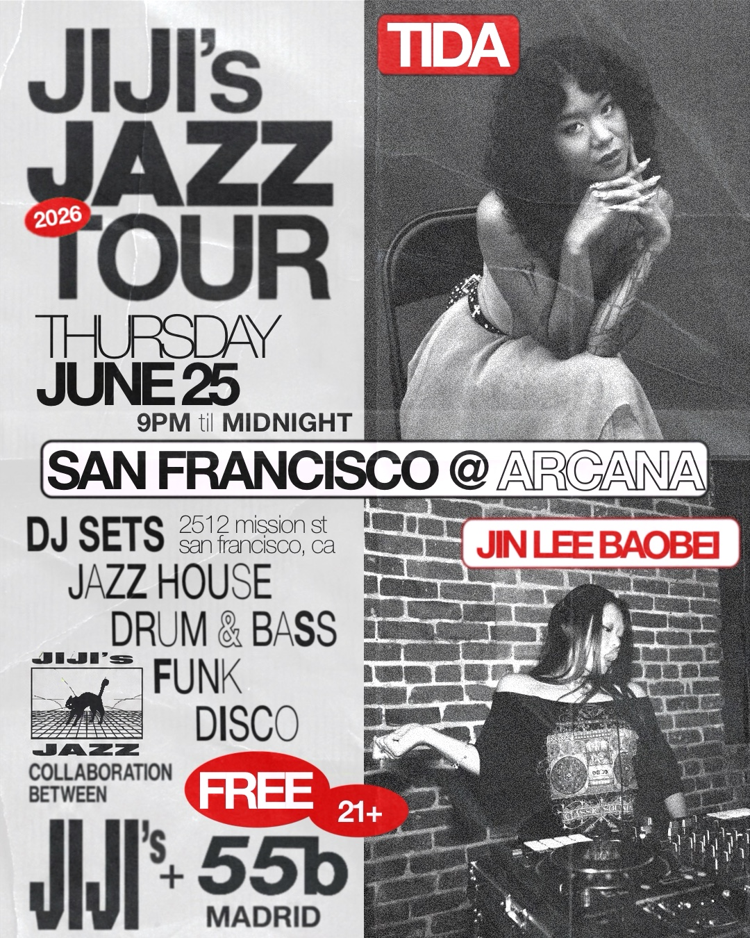 55b + JIJI's Jazz Tour: SAN FRANCISCO
