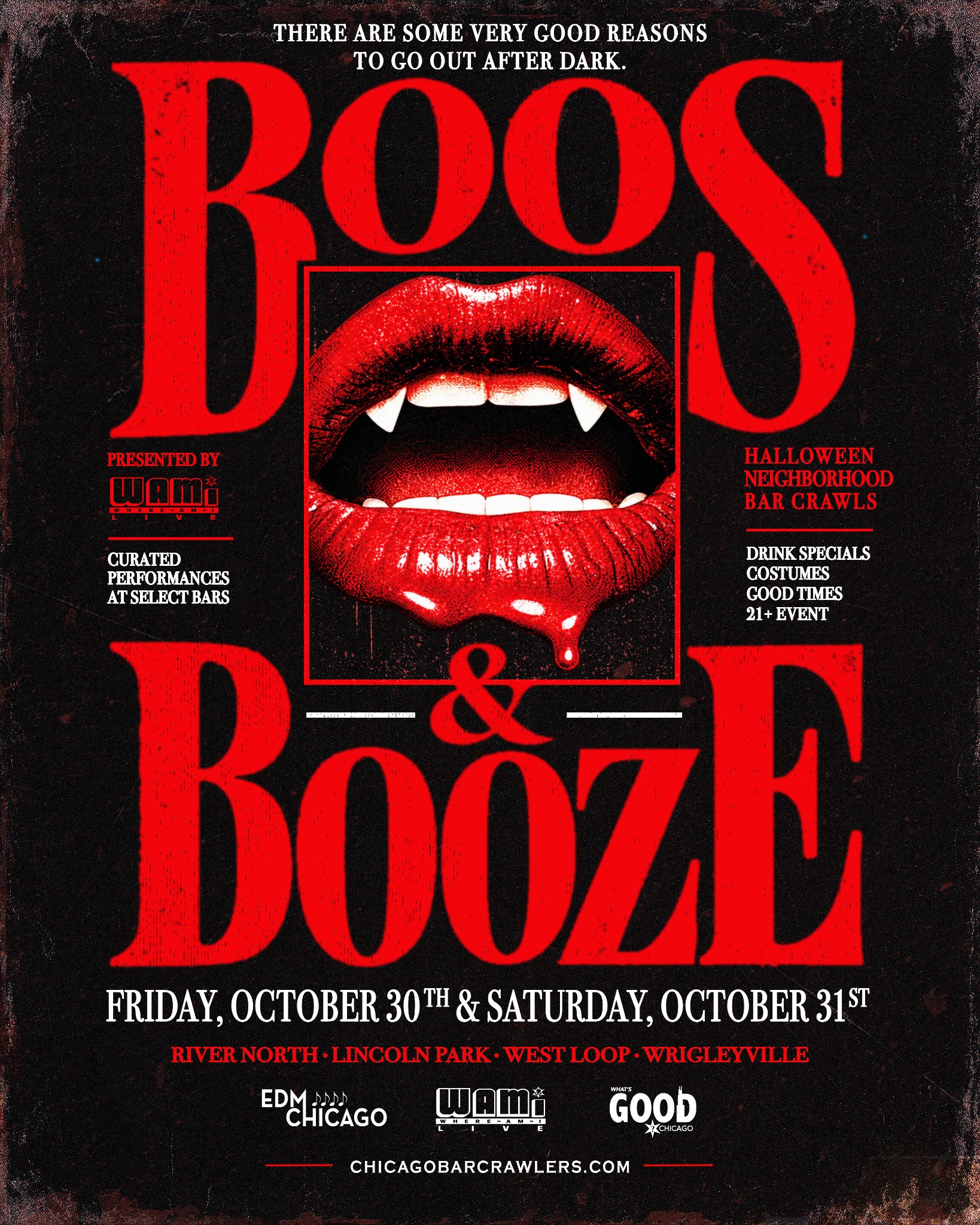 The Boos & Booze Chicago Halloween Bar Crawl