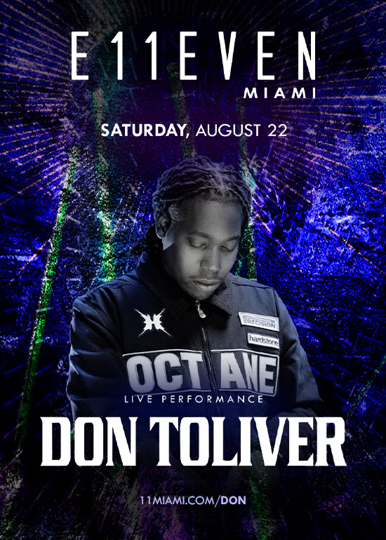 DON TOLIVER LIVE AT E11EVEN