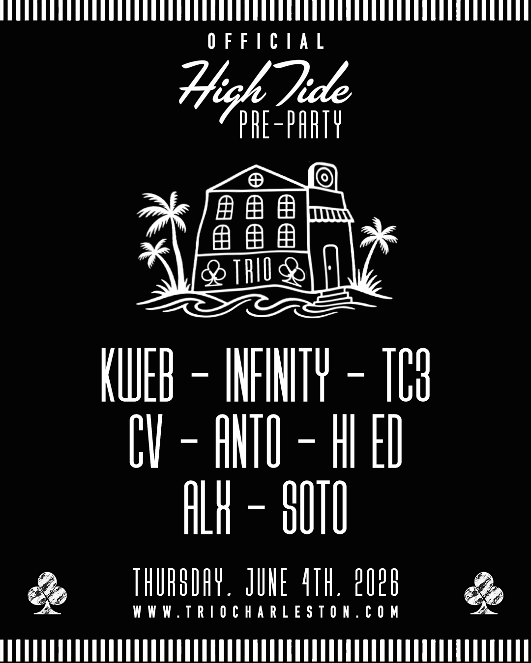 HIGH TIDE OFFICIAL PRE-PARTY