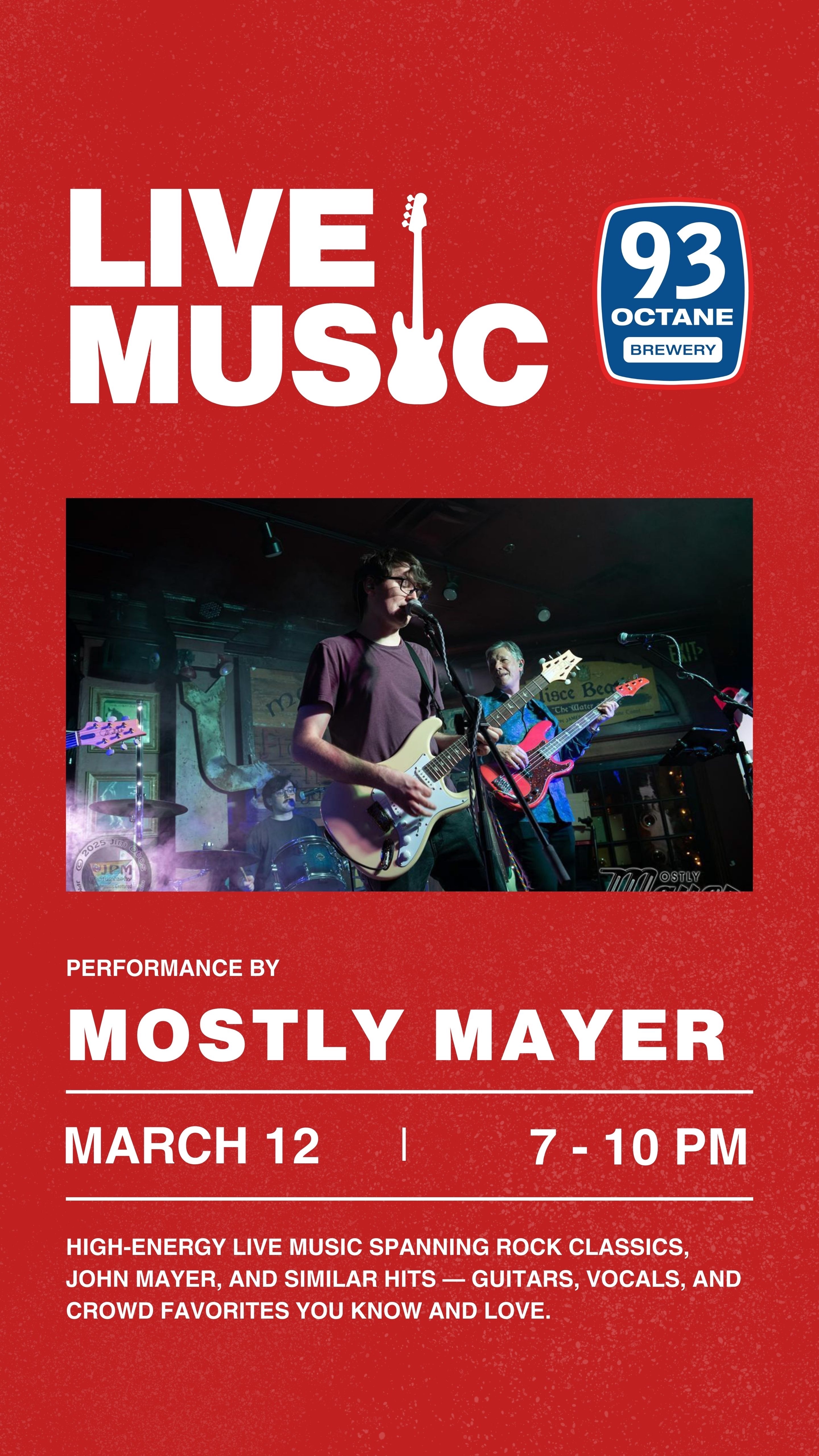 Live Music- Mostly Mayer