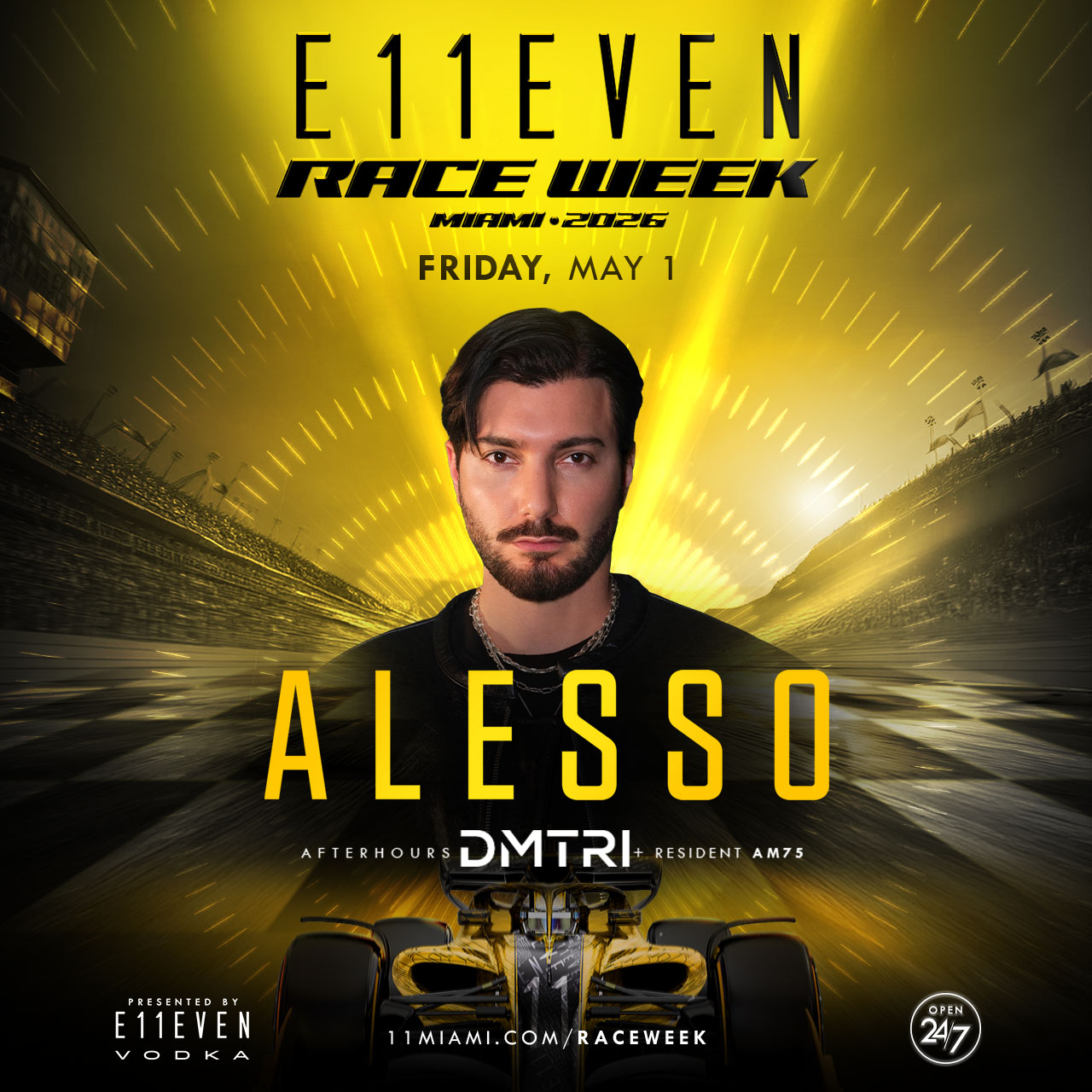 RACE WEEK MIAMI AT E11EVEN: ALESSO