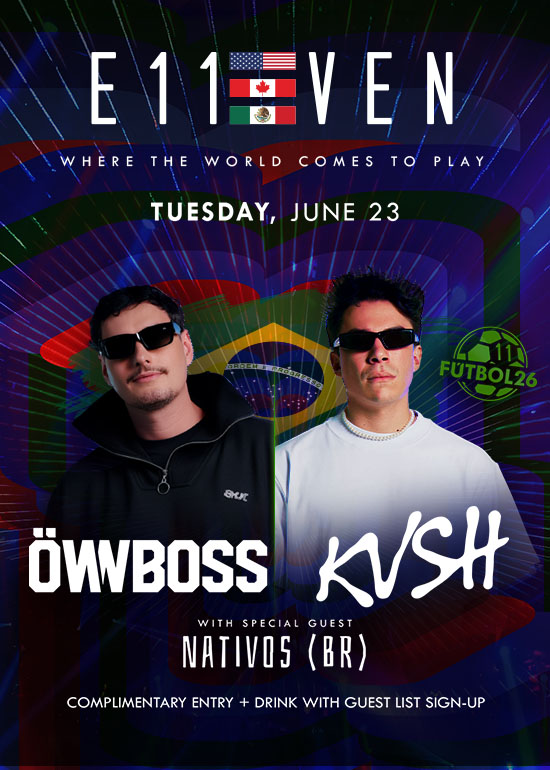 OWNBOSS + KVSH + NATIVOS BR AT E11EVEN