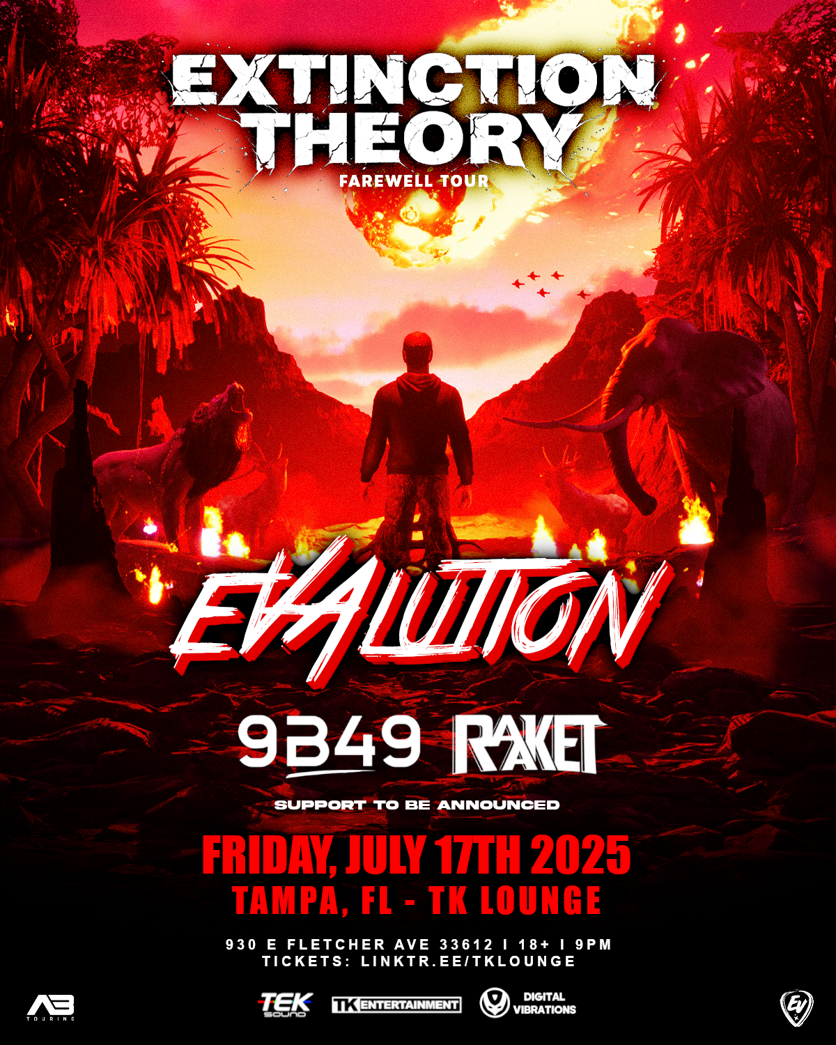 EVALUTION Farewell Tour ft. 9B49 x RAAKET - Tampa, FL
