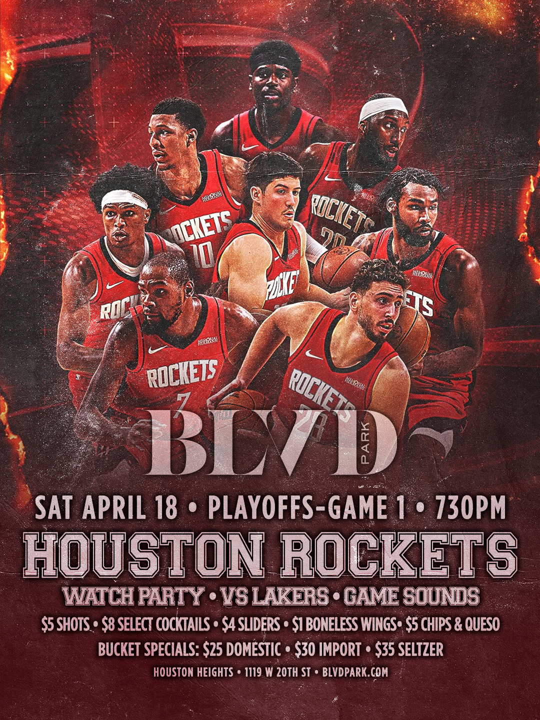 Rockets Post Season - Game 1