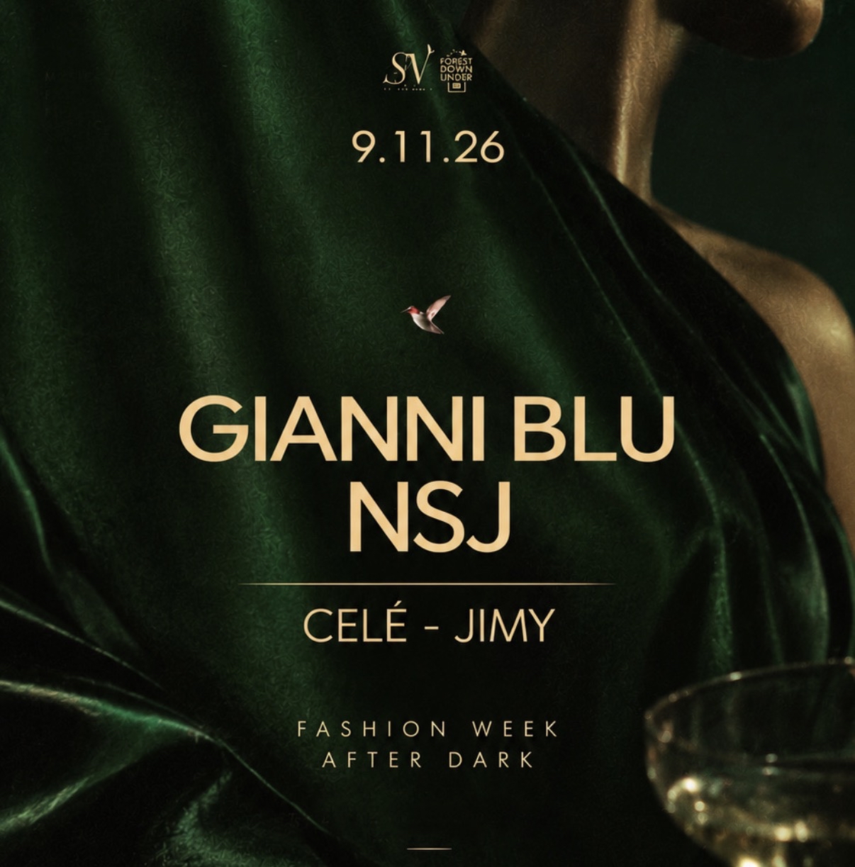 Celé, Gianni Blu, Jimy, and NSJ