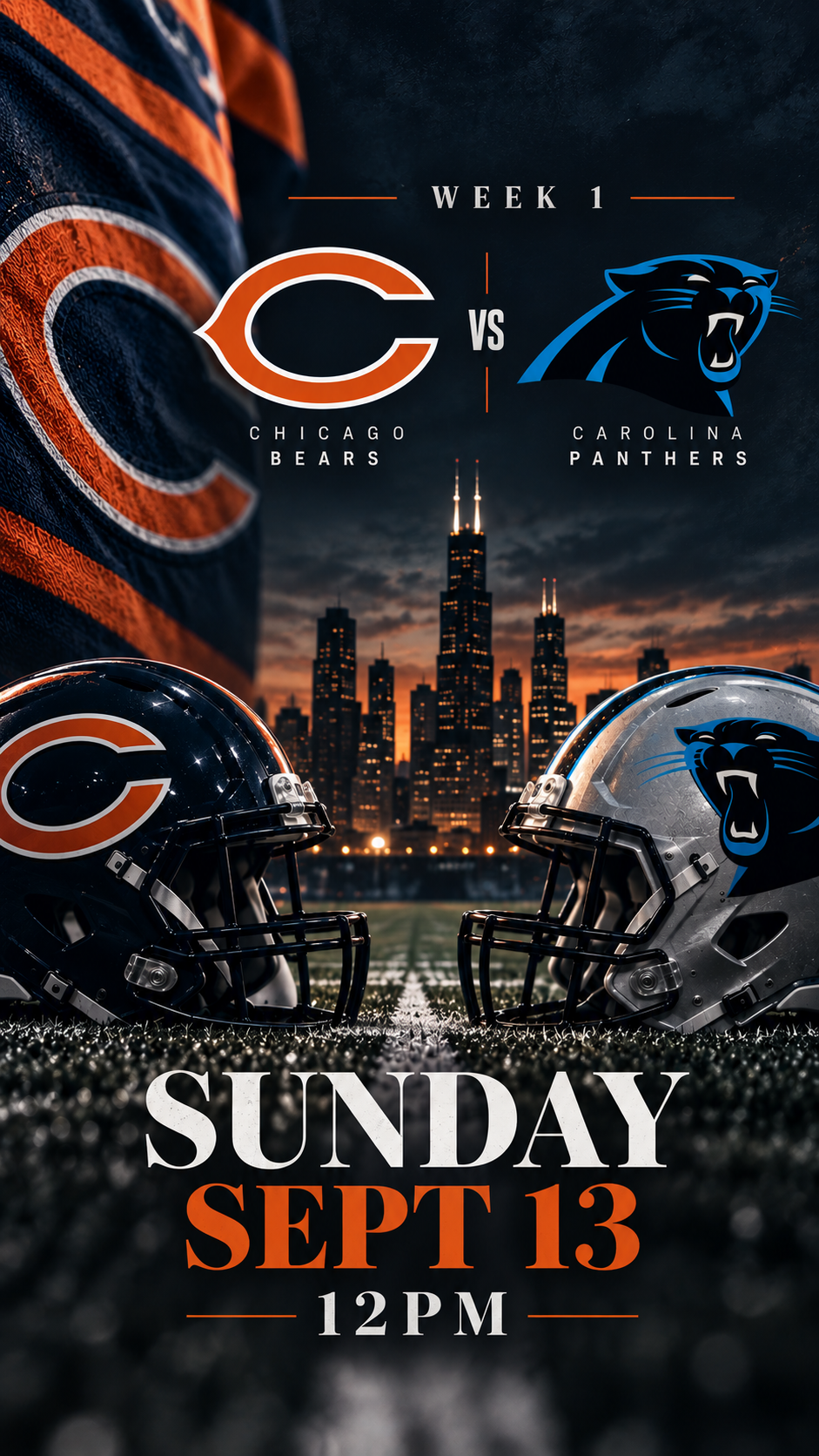 Chicago Bears: Week 1 Carolina Panthers