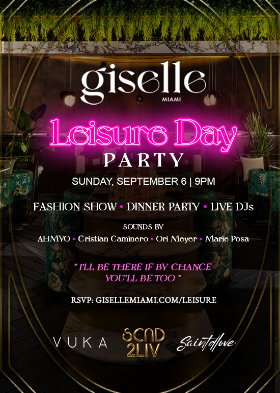 LEISURE DAY PARTY @ GISELLE