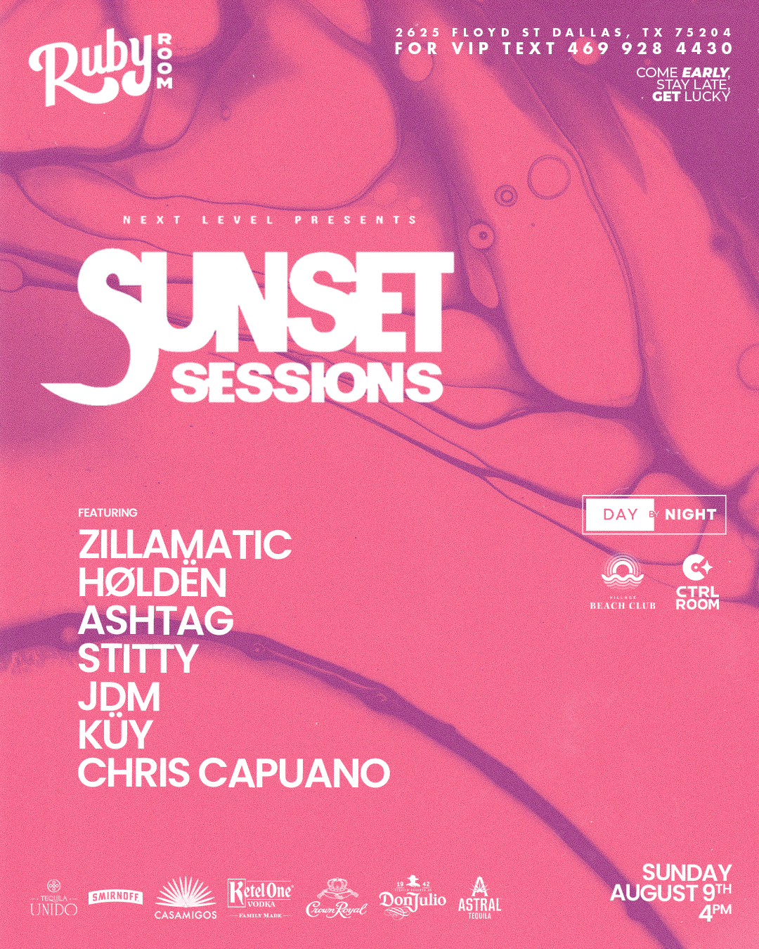SUNSET SESSIONS - 8.9