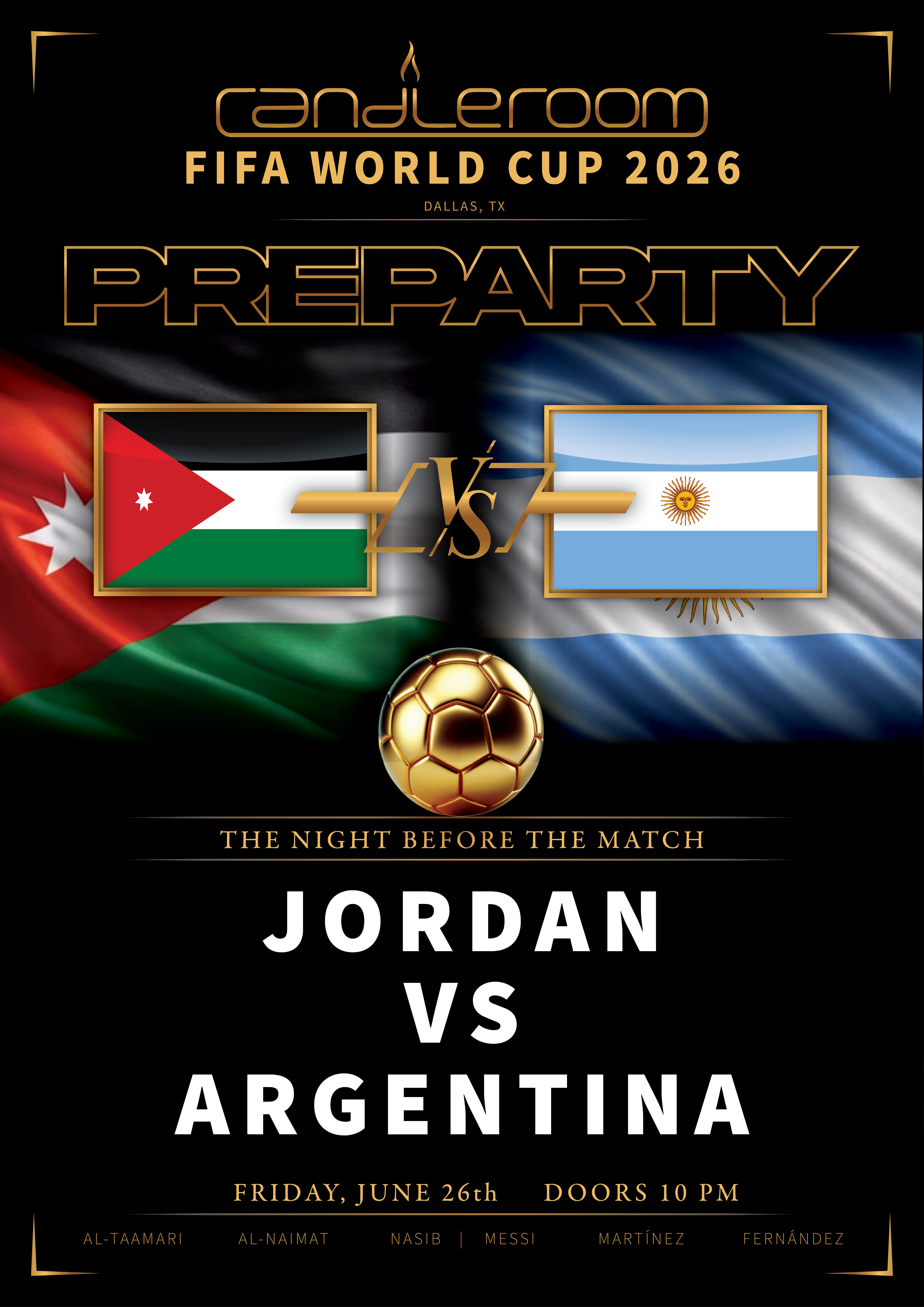 World Cup Jordan Vs Argentina Pre Party