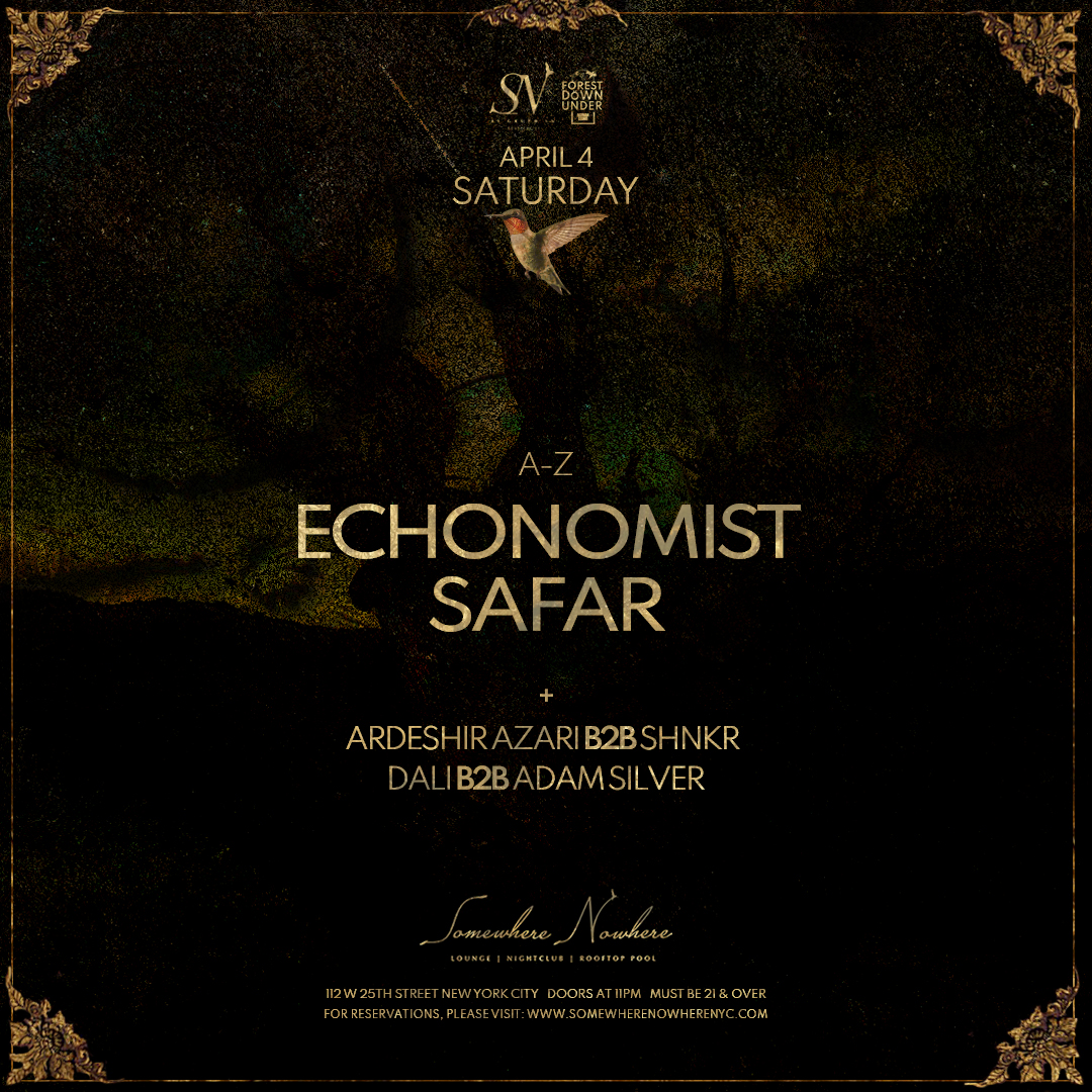 Echonomist x Safar, Ardeshir Azari B2B Shnkr, Dali B2B Adam Silver