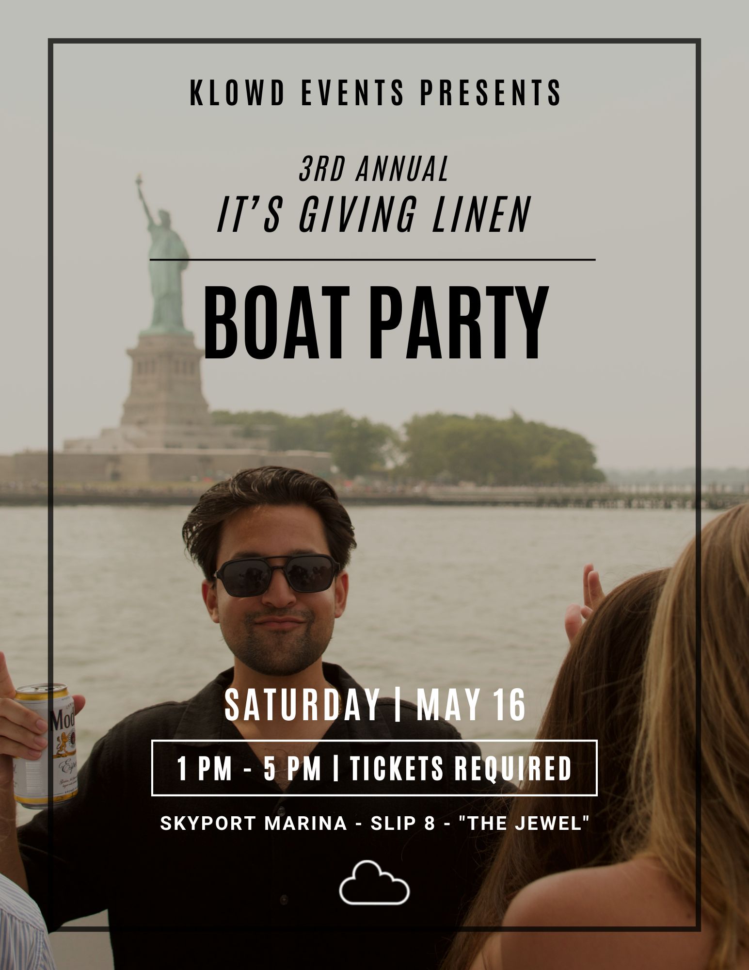 3rd Annual "It's Giving Linen" Boat Party