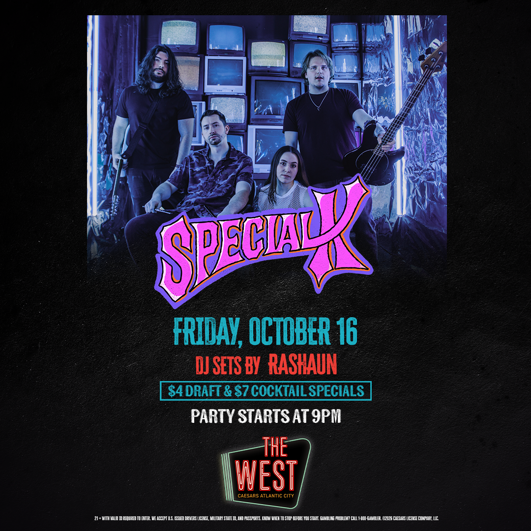 Special K: Live Music at The West | Caesars Atlantic City Nightlife