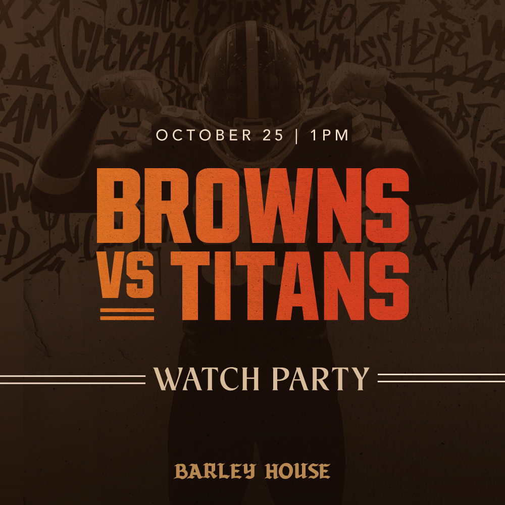 BROWNS VS TITANS Watch Party (Open at 12PM)