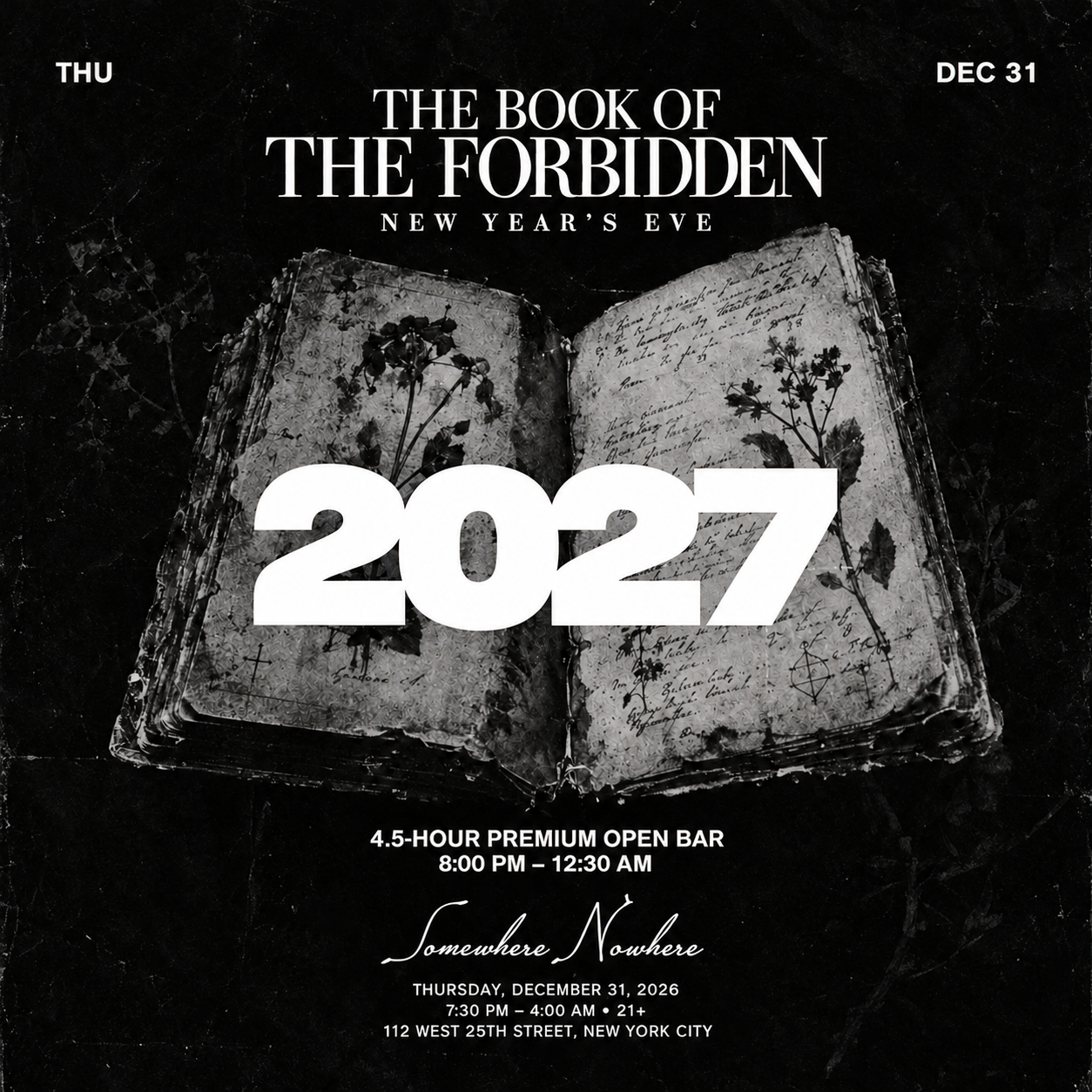 New Year’s Eve 2027 | The Book of the Forbidden