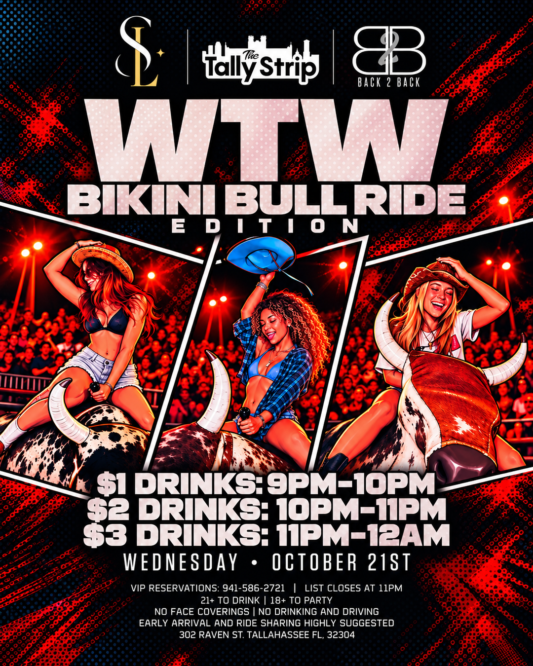 Back2Back x Selct Presents: WTW BIKINI BULL RIDE EDITION