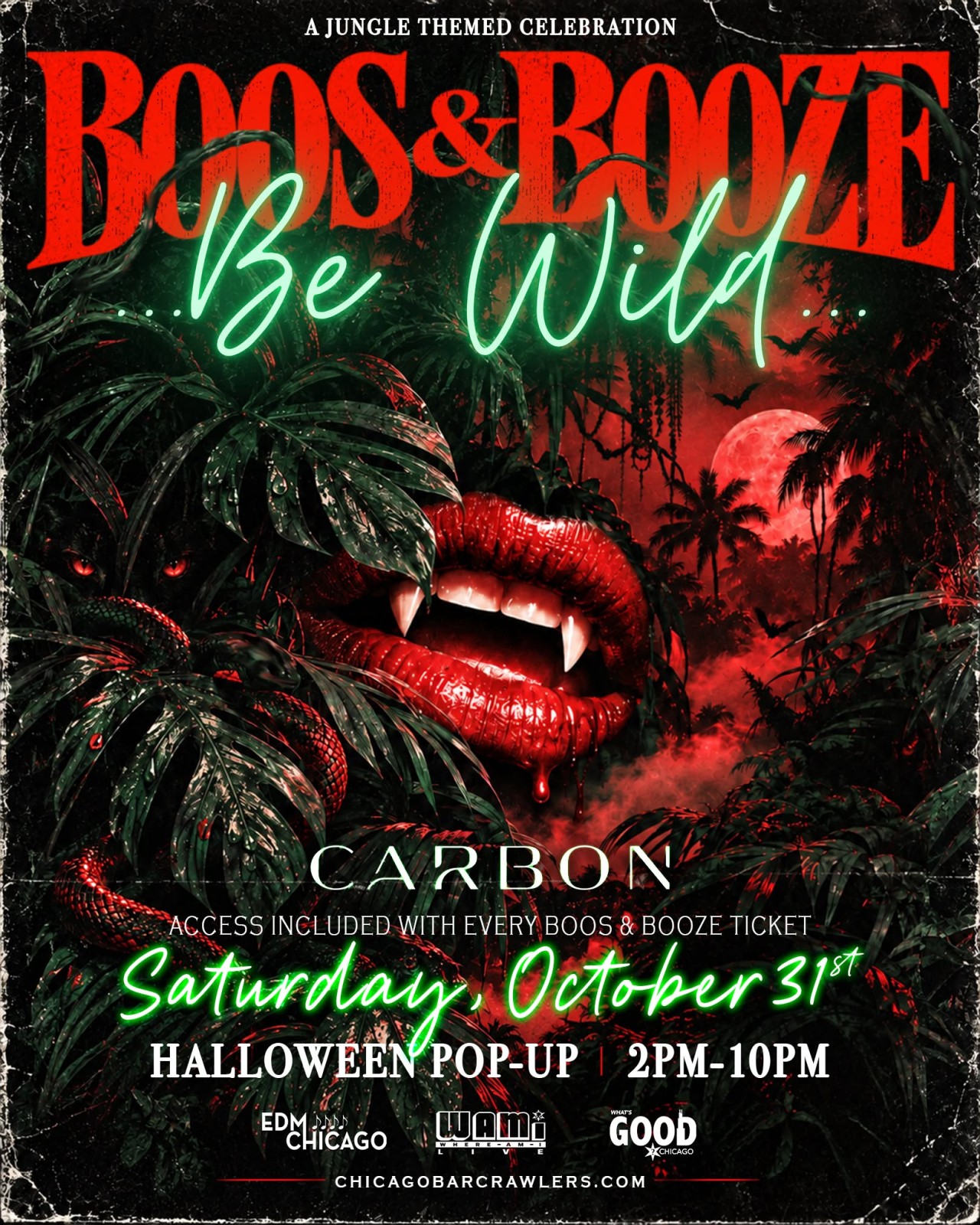 Be Wild - Boos & Booze Halloween Pop Up