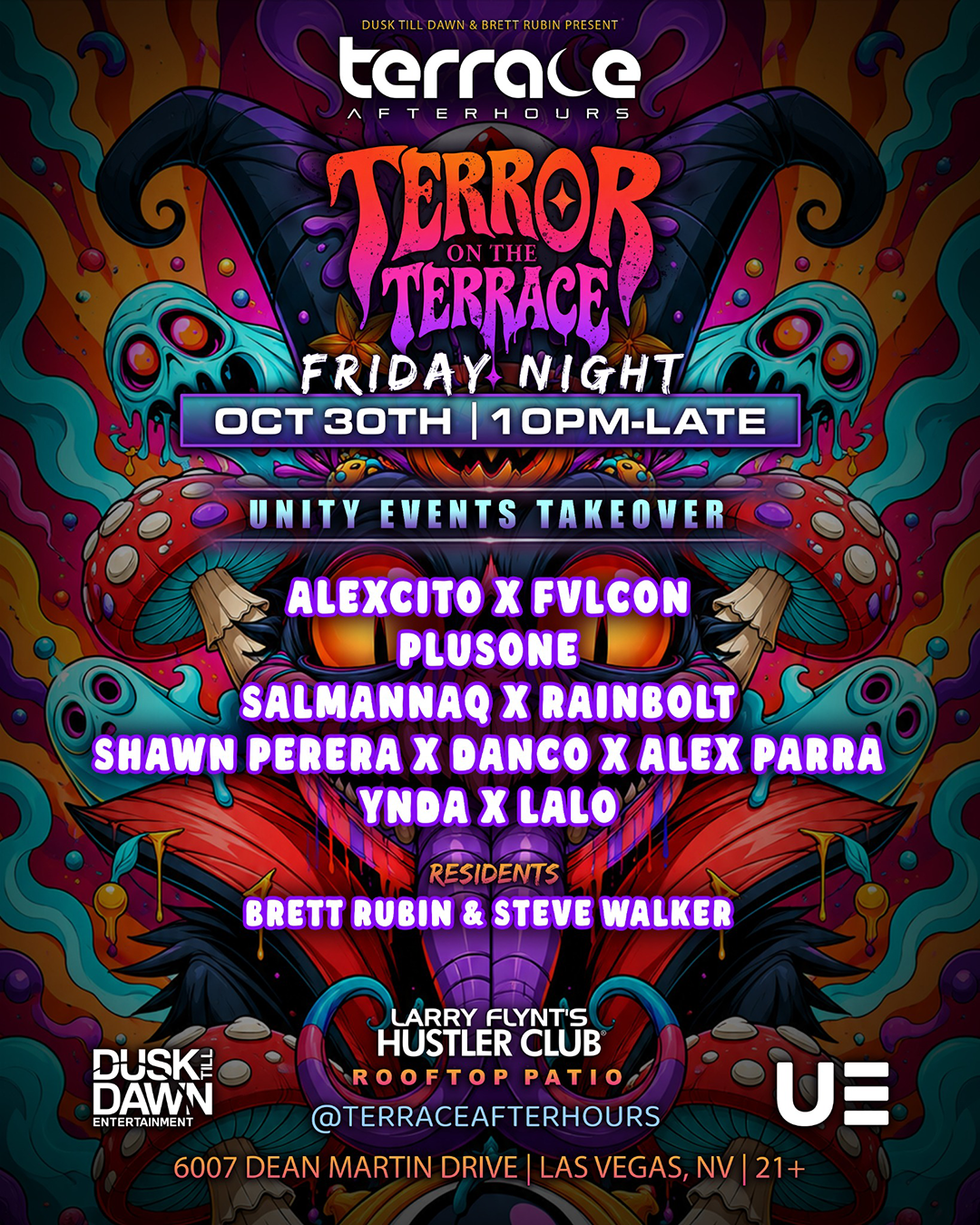 TERROR ON THE TERRACE | UNITY EVENTS TAKEOVER