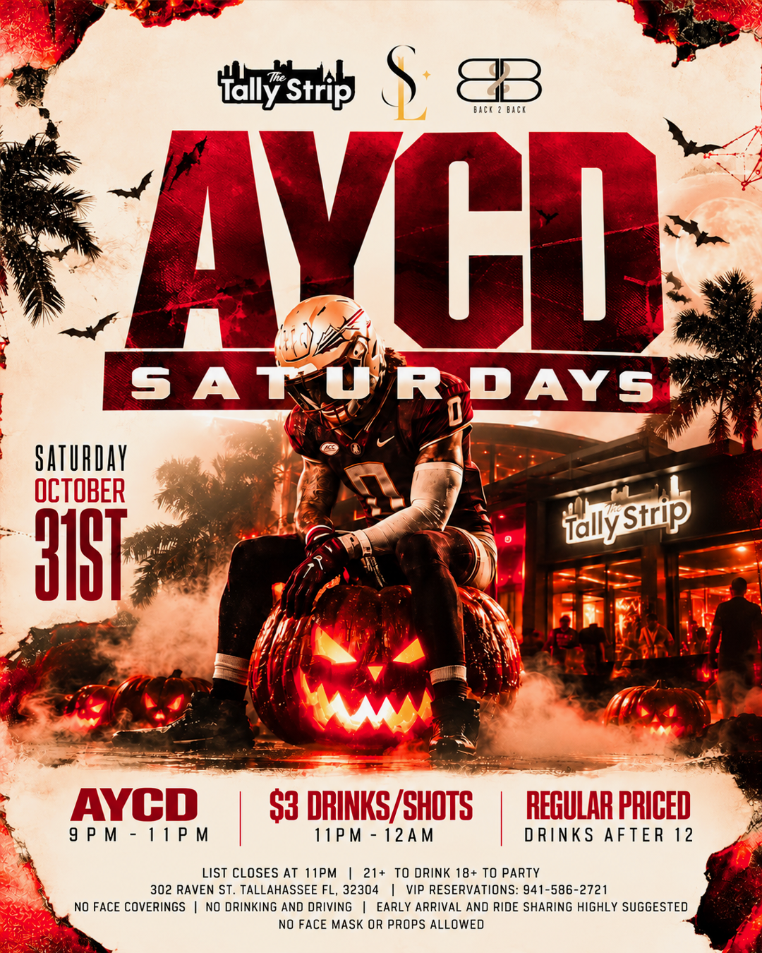 Back2Back x Selct Present: AYCD HAUNTED GAMEDAY EDITION