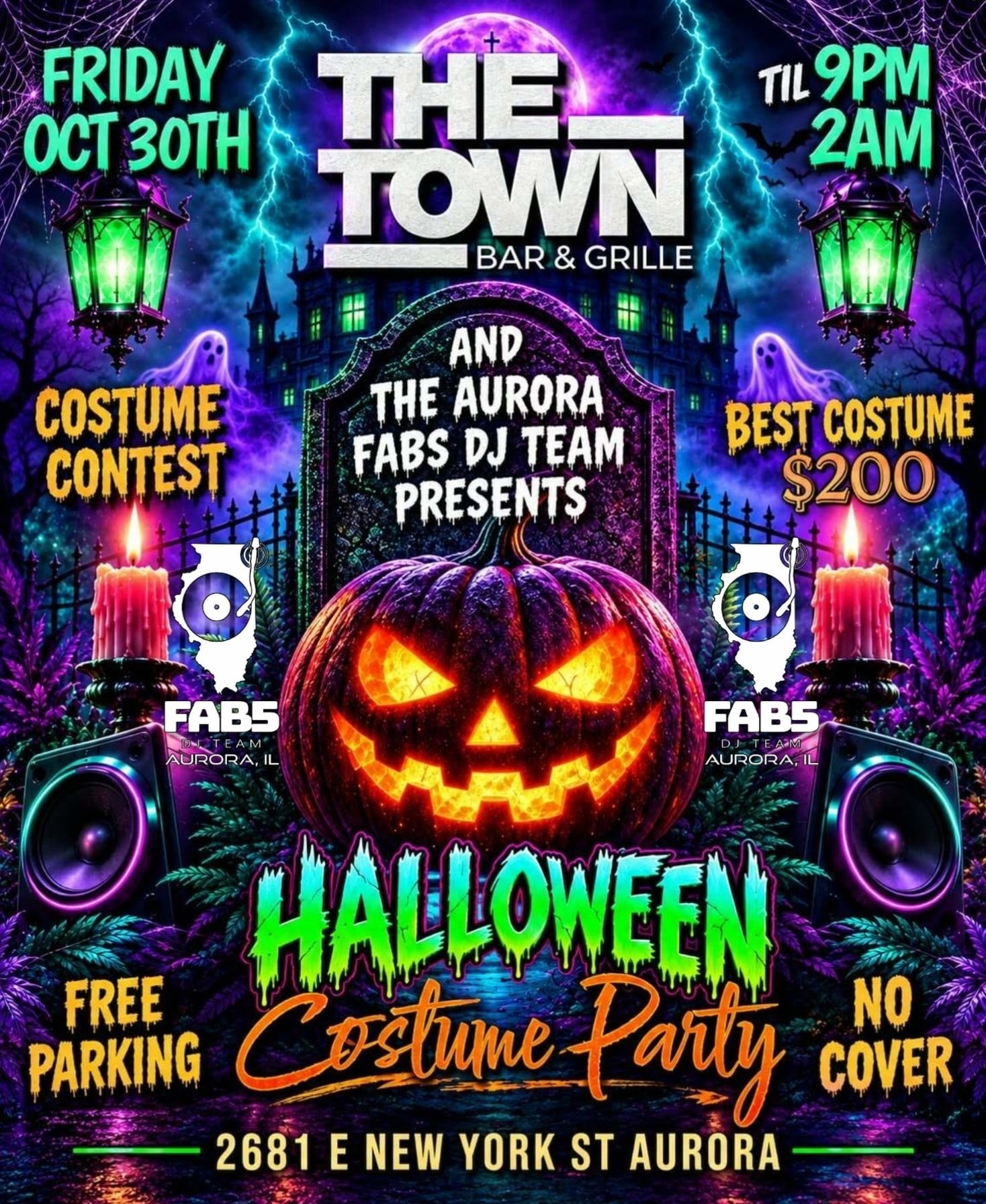 Devil's Night Halloween Costume Party at The Town