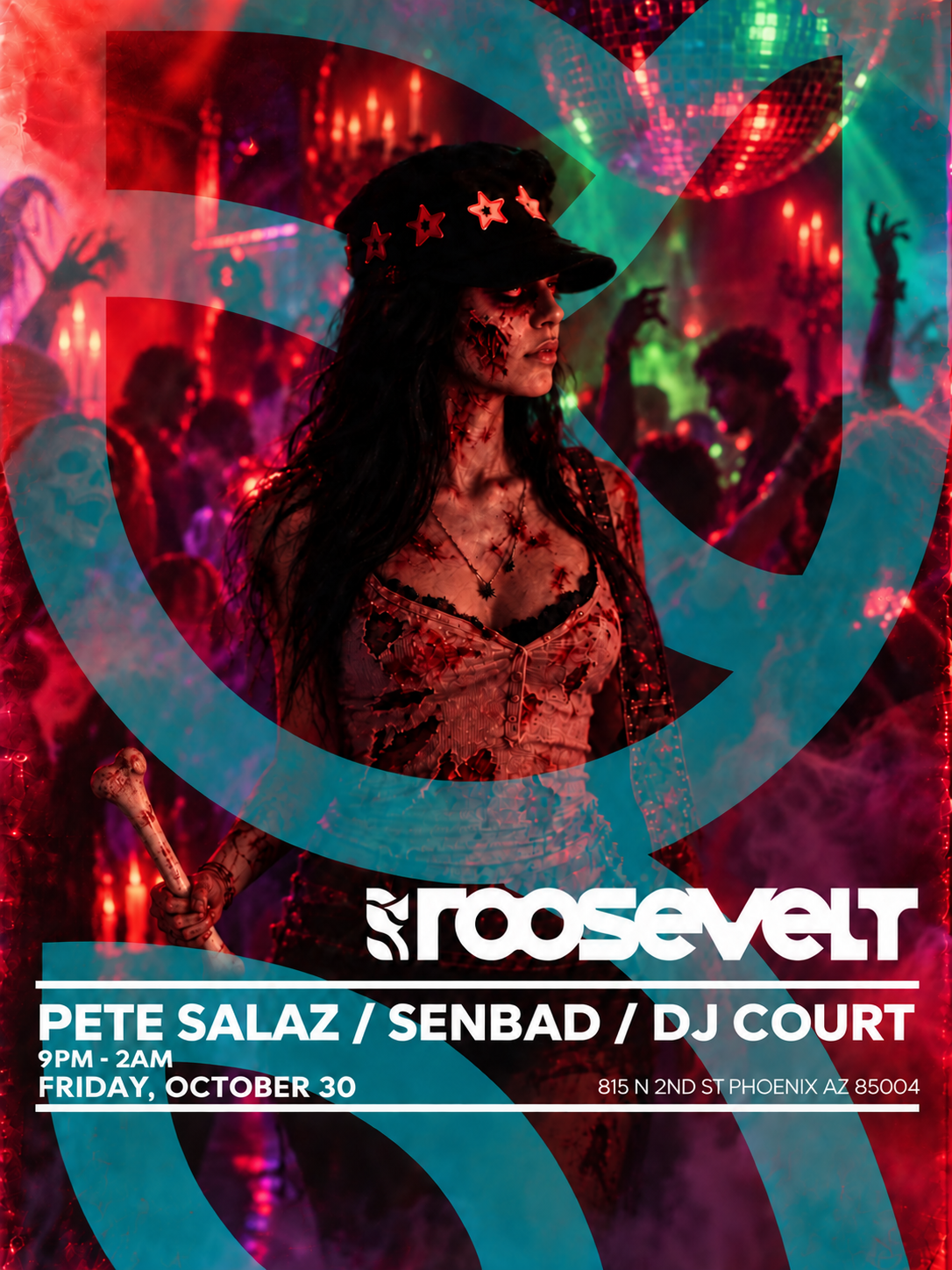 Death At The Disco:  Pete Salaz - Senbad - Dj Court