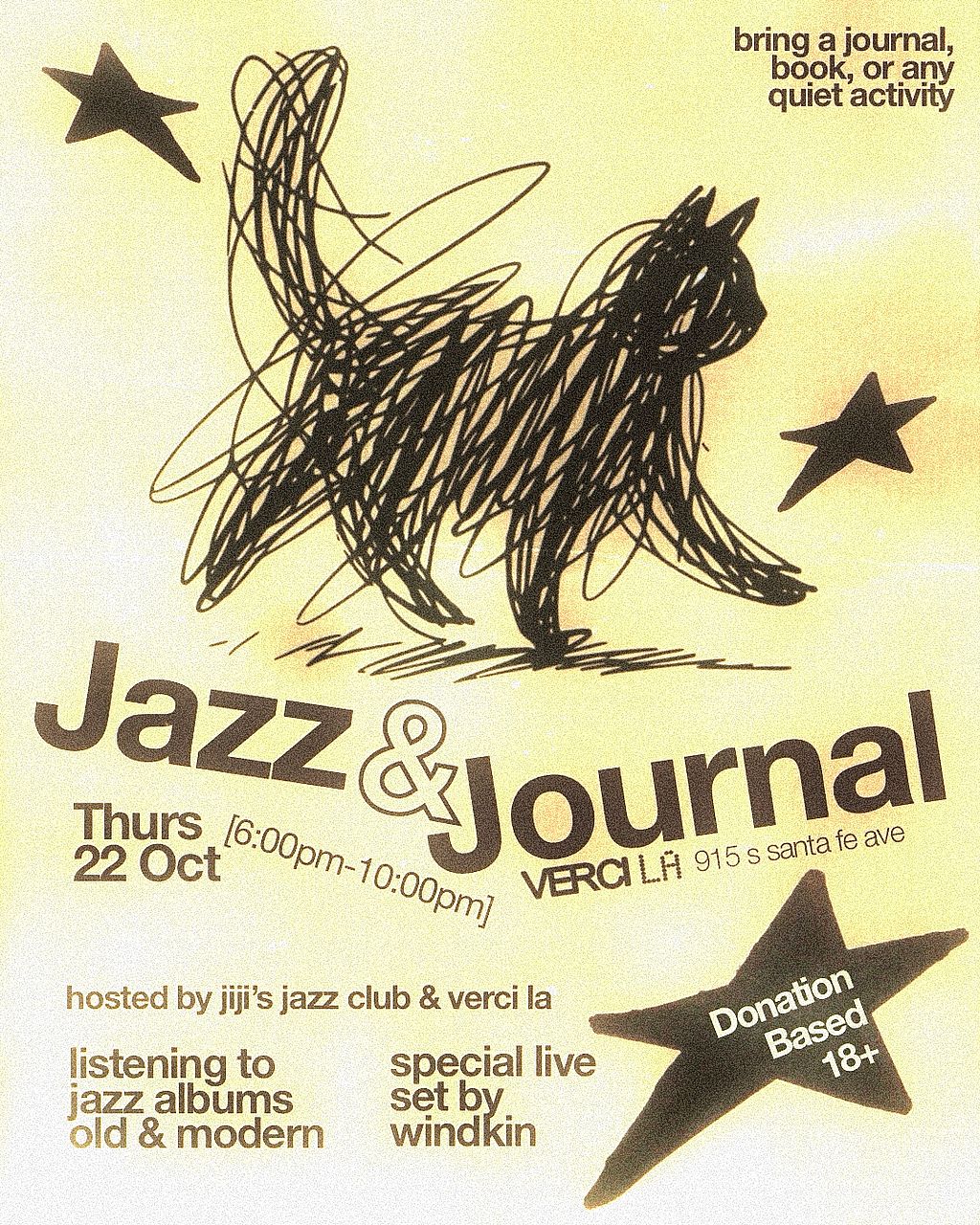 JIJI's Jazz & Journal: In Collaboration with Verci LA