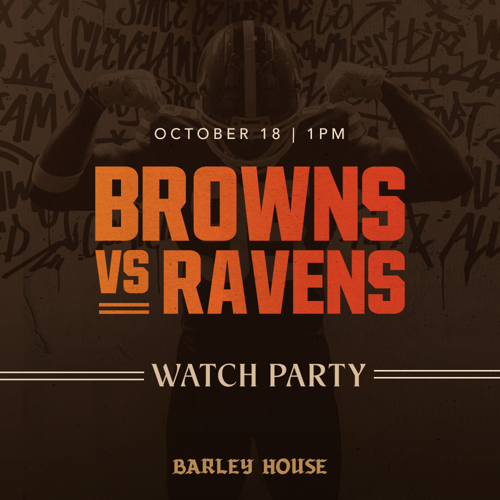 BROWNS VS RAVENS Watch Party (Open at 8AM)