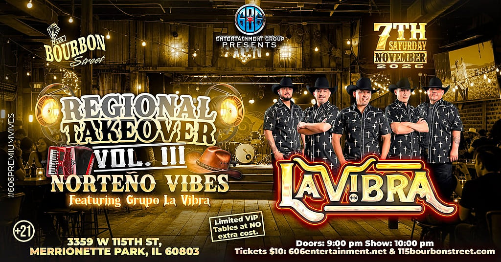 REGIONAL TAKEOVER VOL. III — NORTEÑO VIBES – Live at 115 Bourbon St
