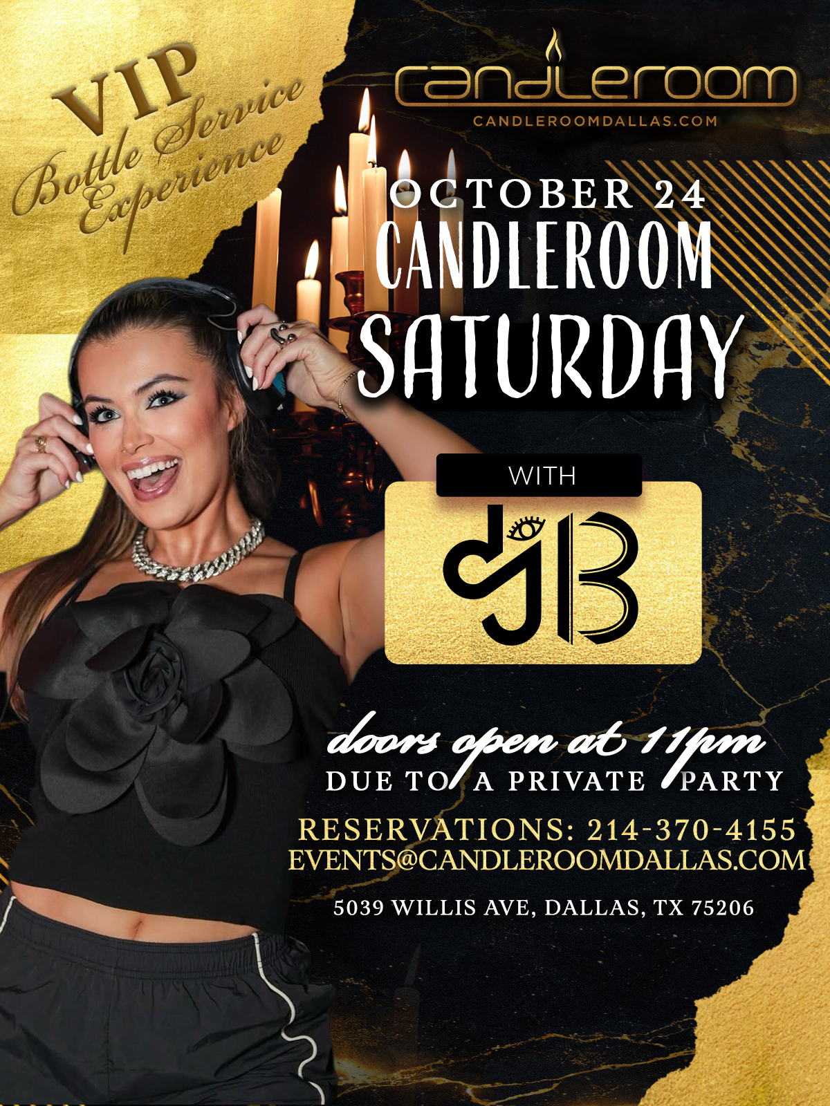 Golden Saturday Open at 11pm