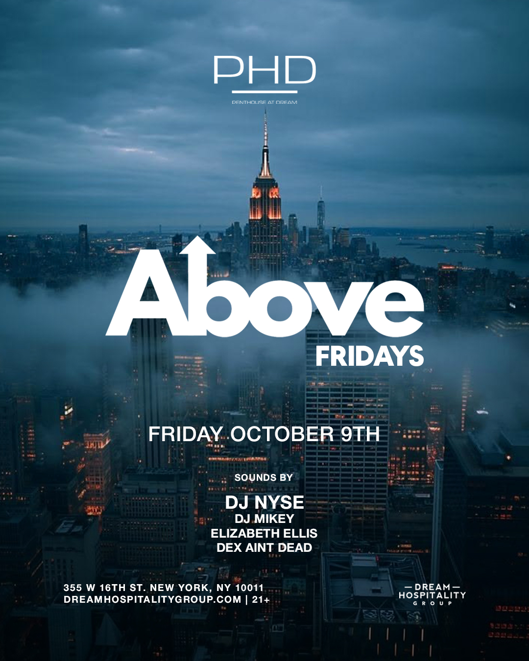 Above Fridays @ PHD Rooftop
