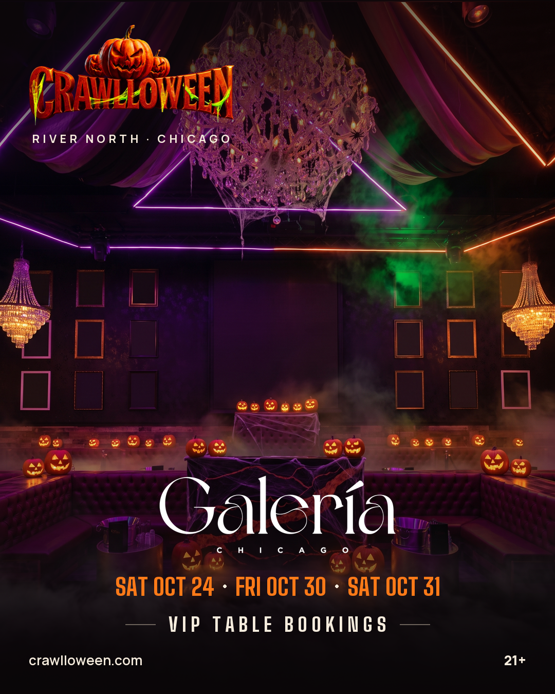 CRAWLLOWEEN VIP Tables