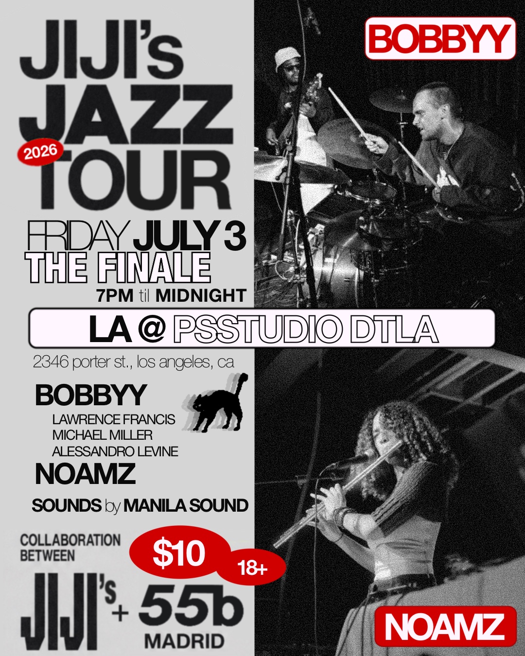 55b + JIJI's JAZZ TOUR: LA FINALE