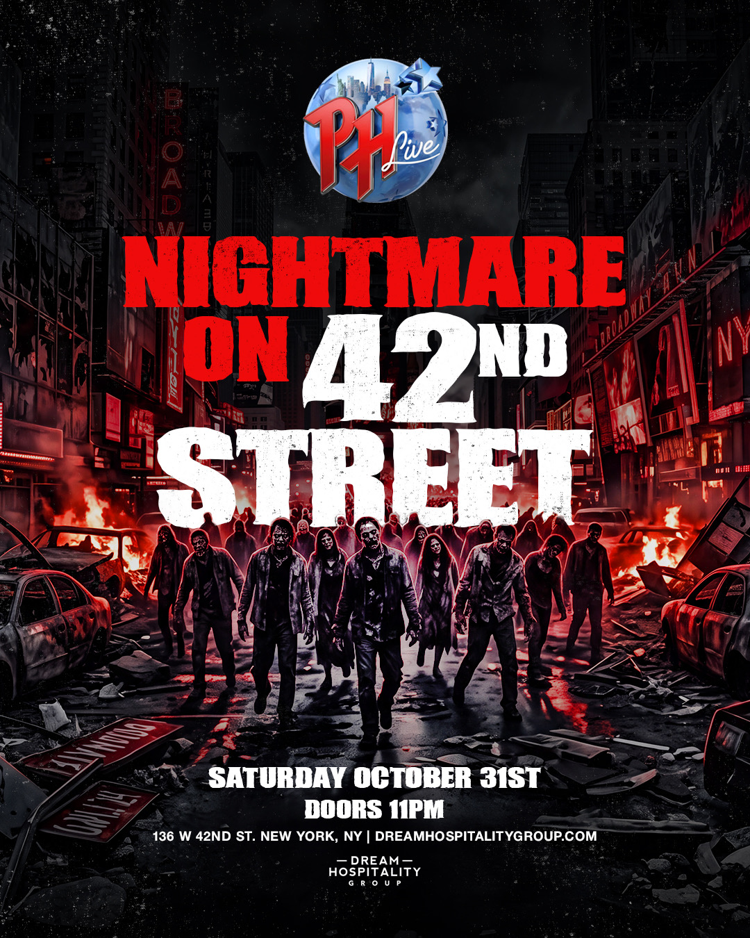 Nightmare on 42nd Street at Planet Hollywood Live Time Square